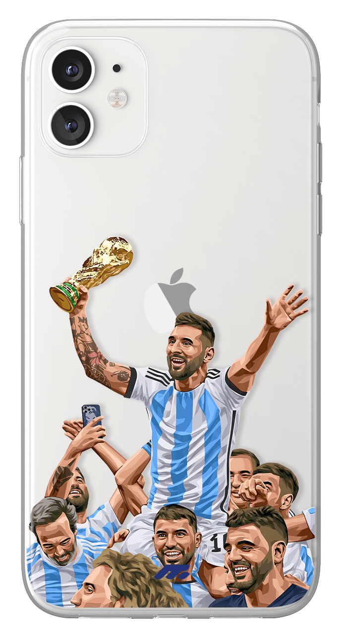 Coque de Albiceleste avec Argentine, Etui de téléphone de Football