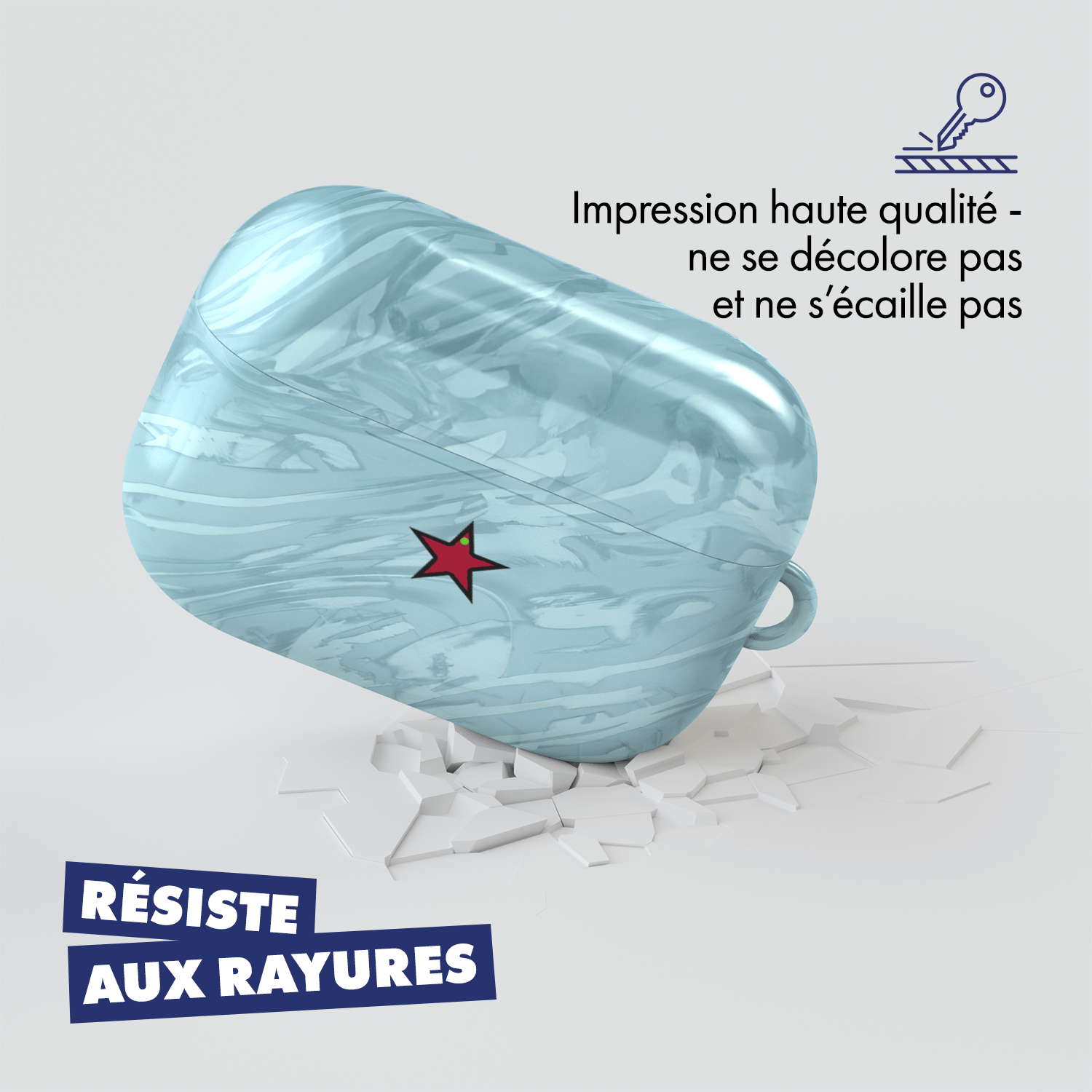 Coque pour AirPods & Samsung buds football AC Milan