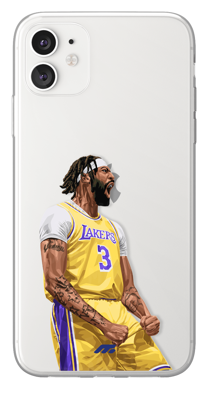 Anthony Davis with Los Angeles Lakers Basketball Phone Case