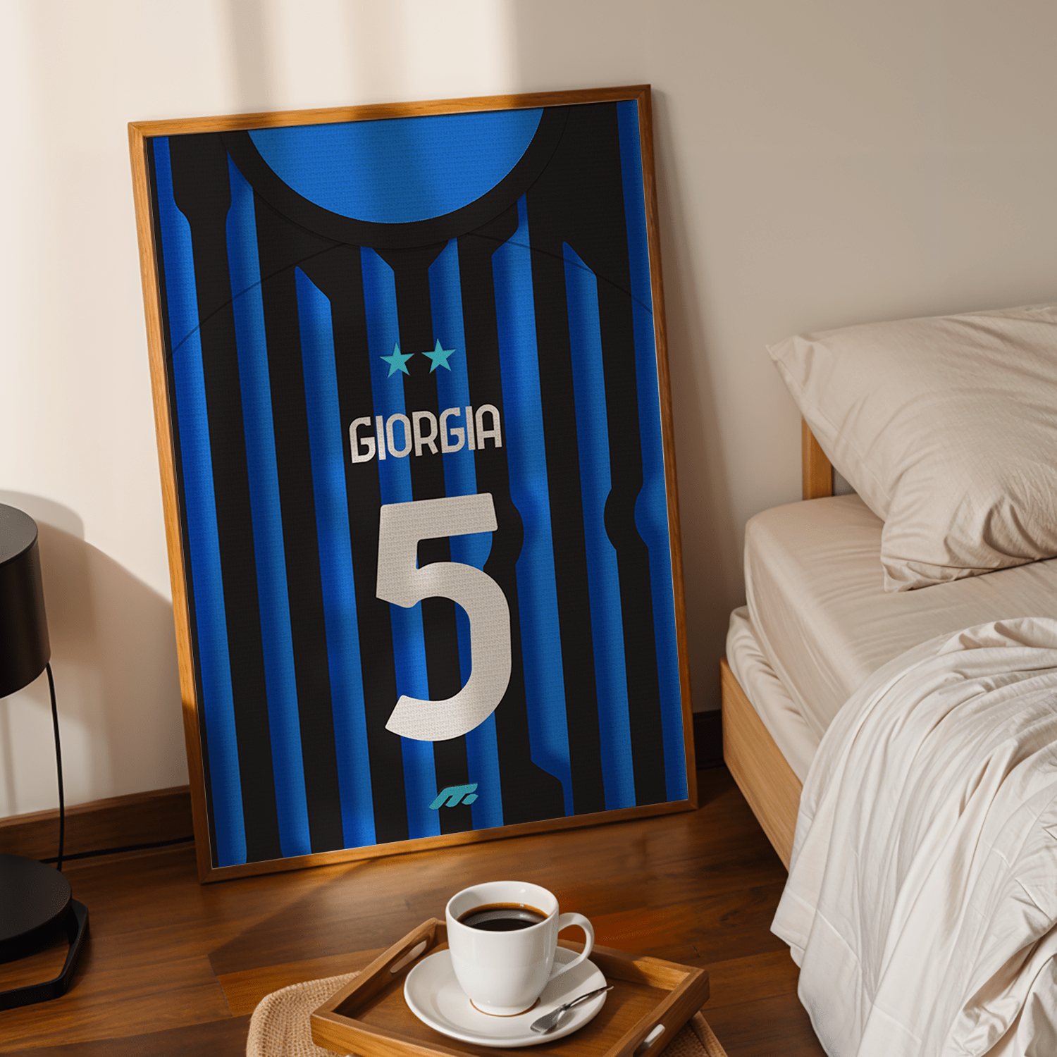 Affiche Inter Milan football personnalisable à imprimer