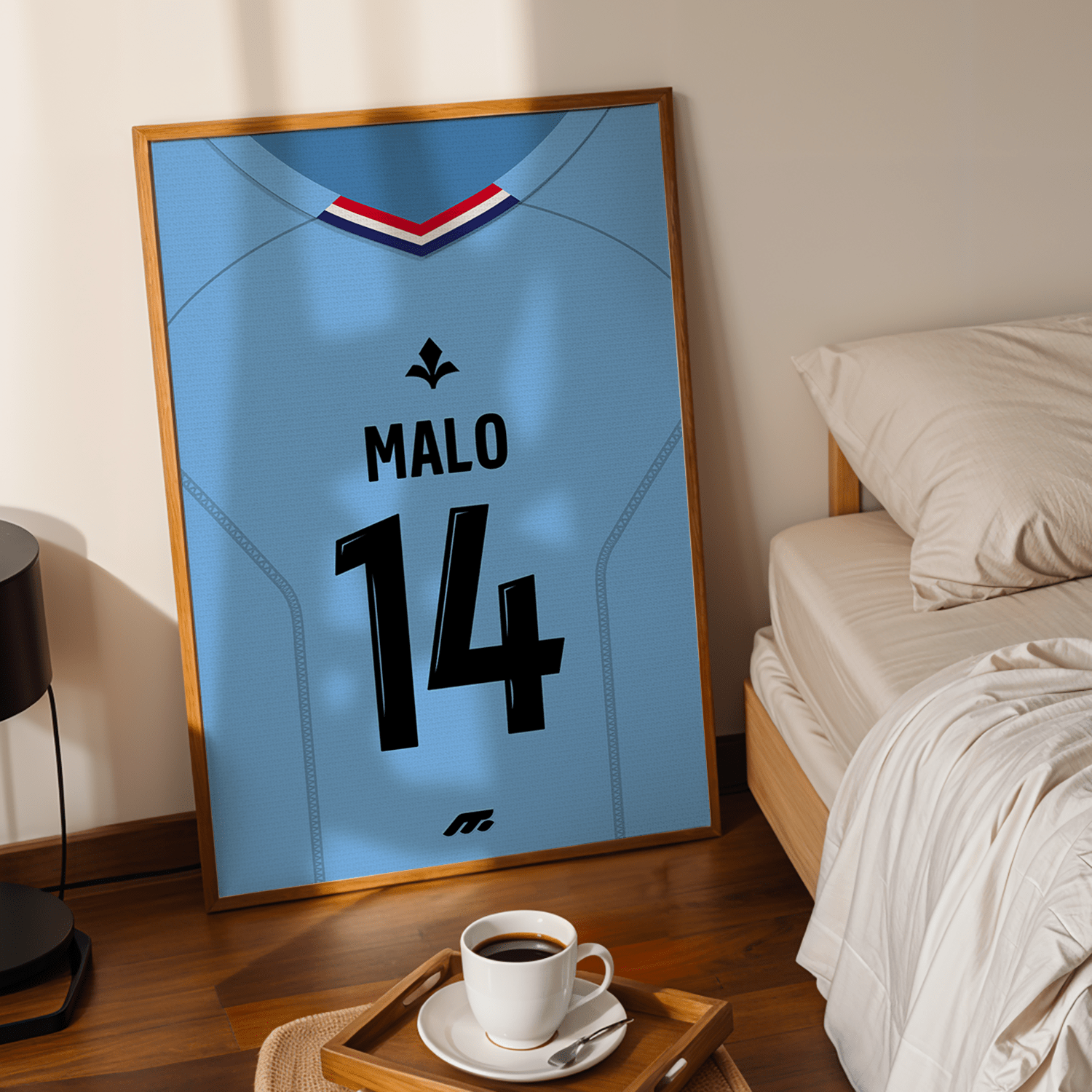 Affiche Lille Gardien OSC football personnalisable à imprimer