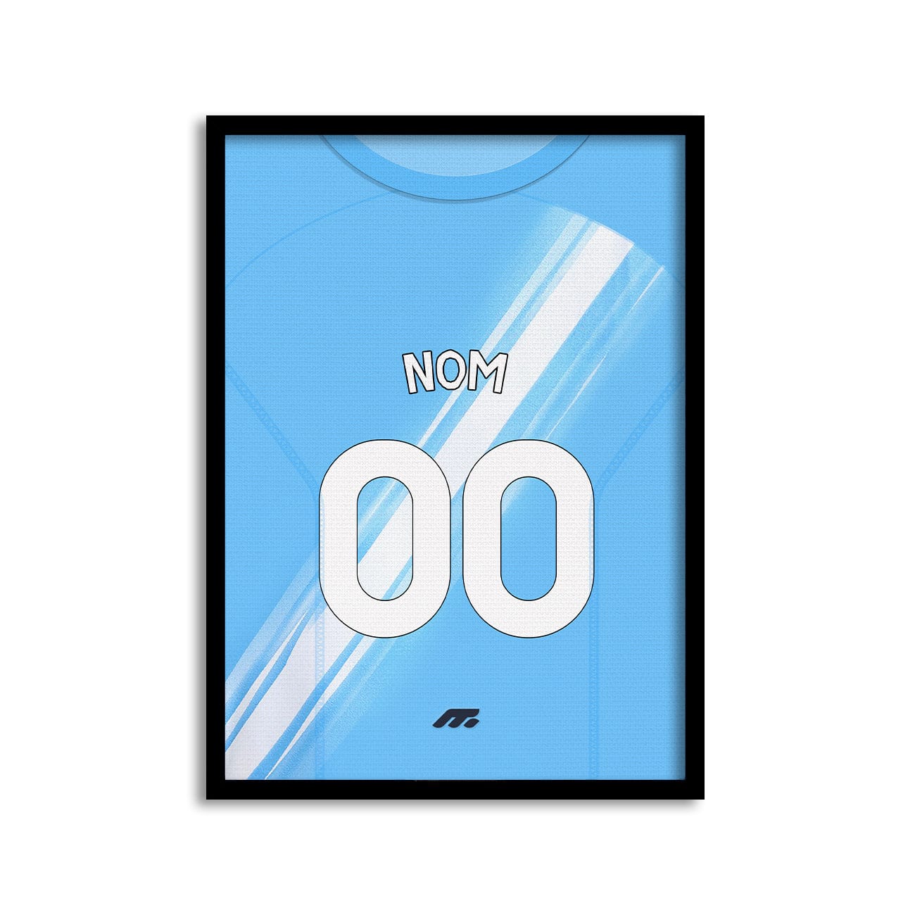 Affiche Manchester City football personnalisable à imprimer