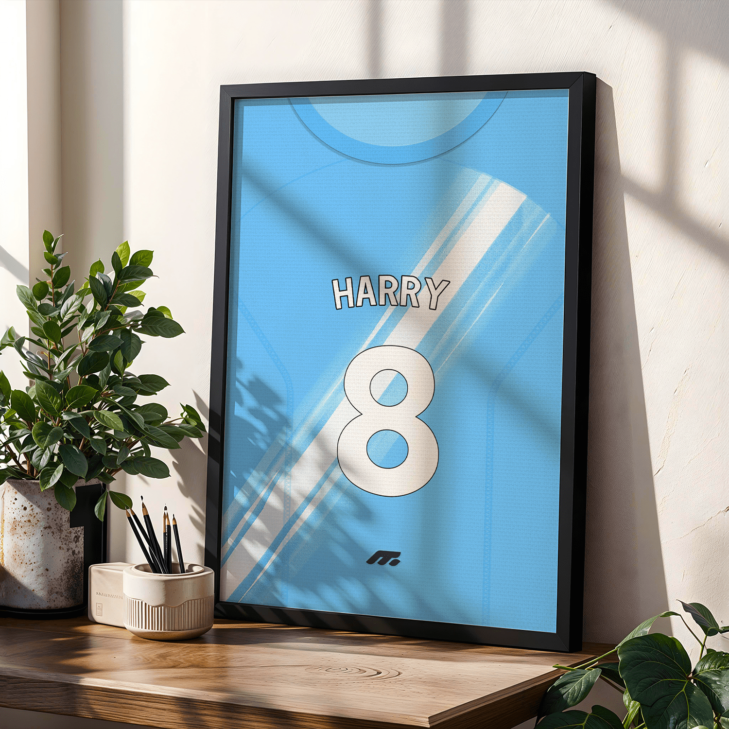 Affiche Manchester City football personnalisable à imprimer