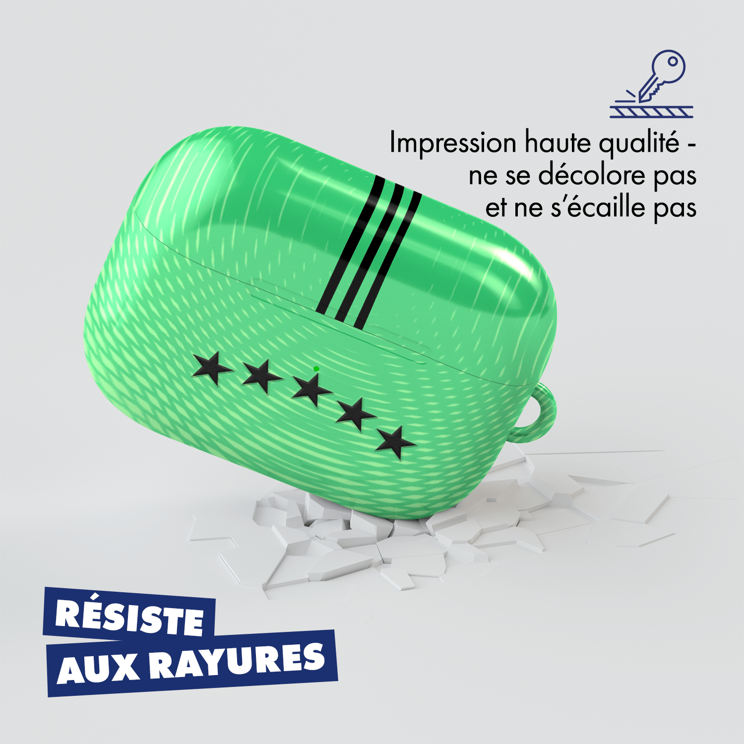 Coque pour AirPods & Samsung buds football Bayern Munich