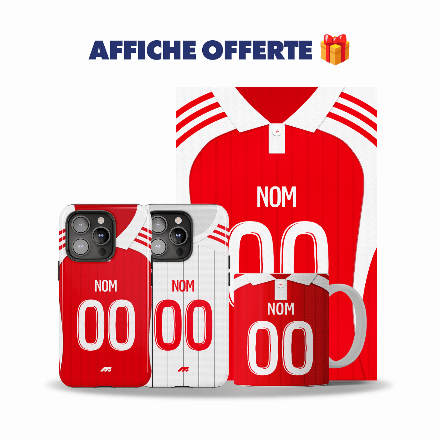 Pack BREST personnalisé de football