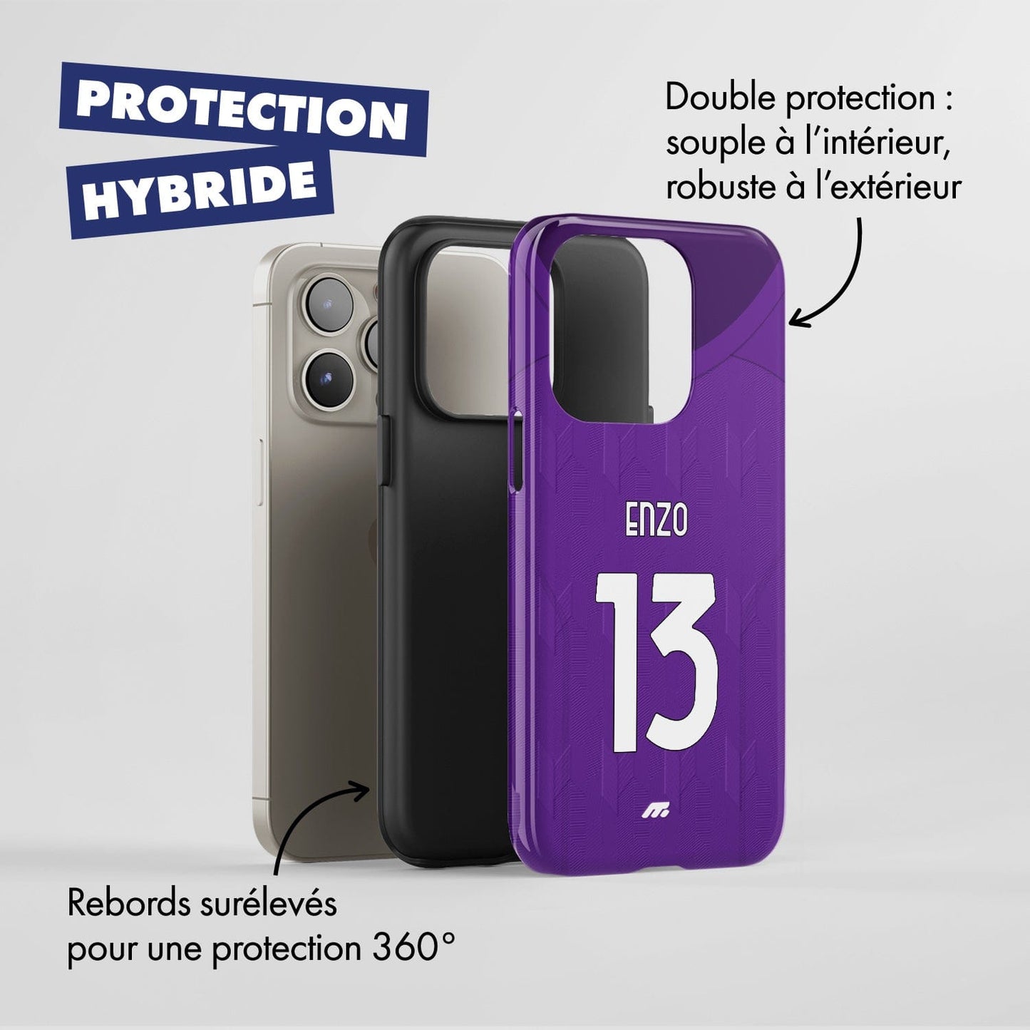 Coque de téléphone Fiorentina personnalisable pour téléphone