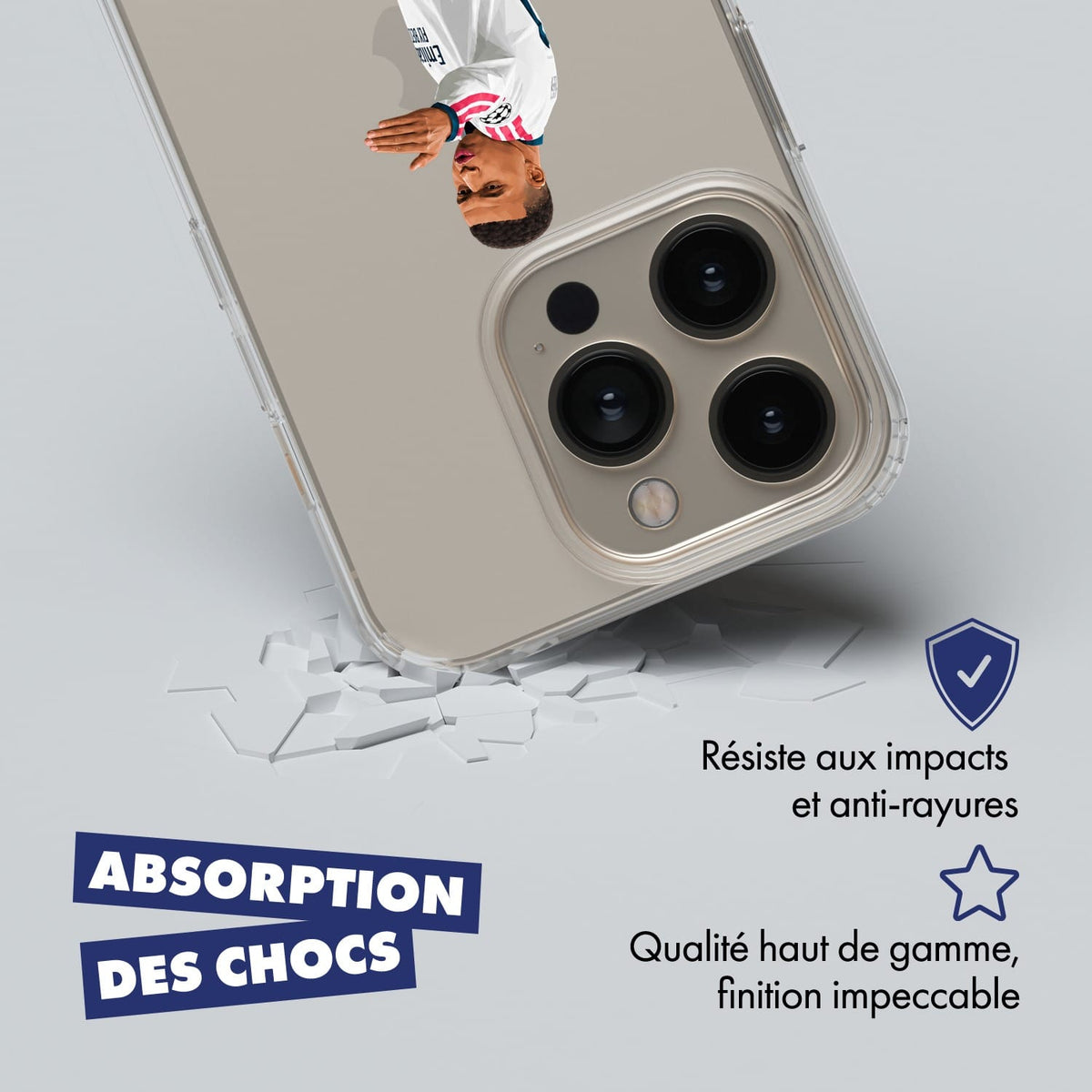 Coque de téléphone Désiré Doué Équipe de France,