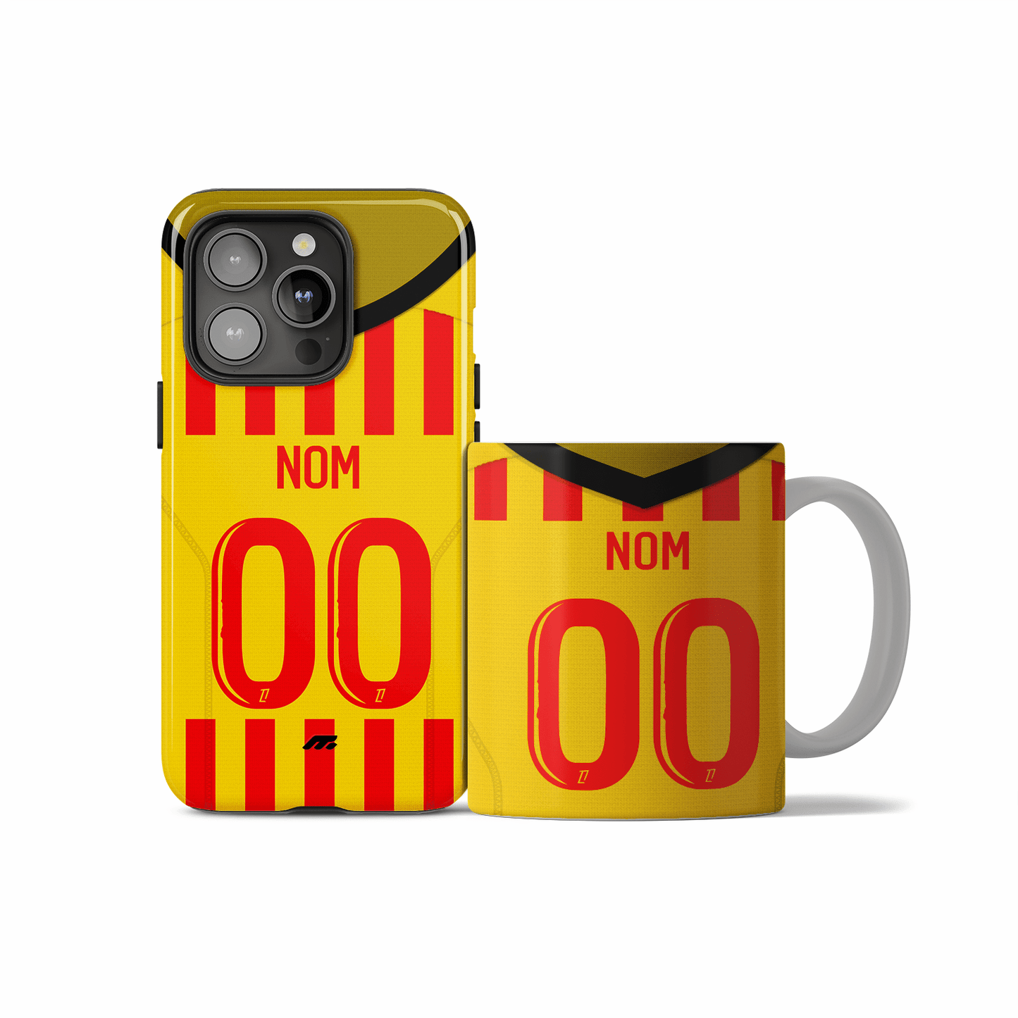Coque Racing Club de Lens football personnalisable pour téléphone - iPhone, Samsung, Google, Xiaomi, Oppo