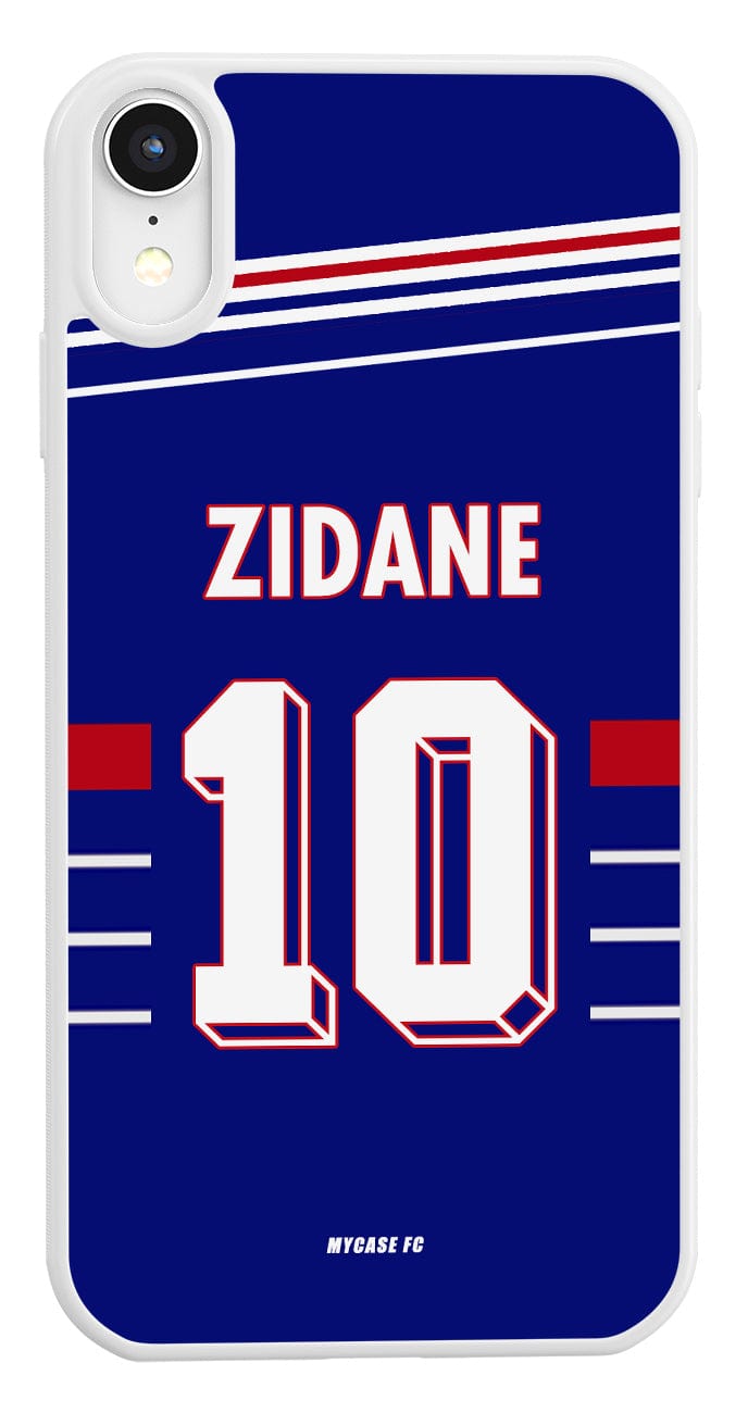 Coque de protection de Zidane avec l'équipe de France pour téléphone