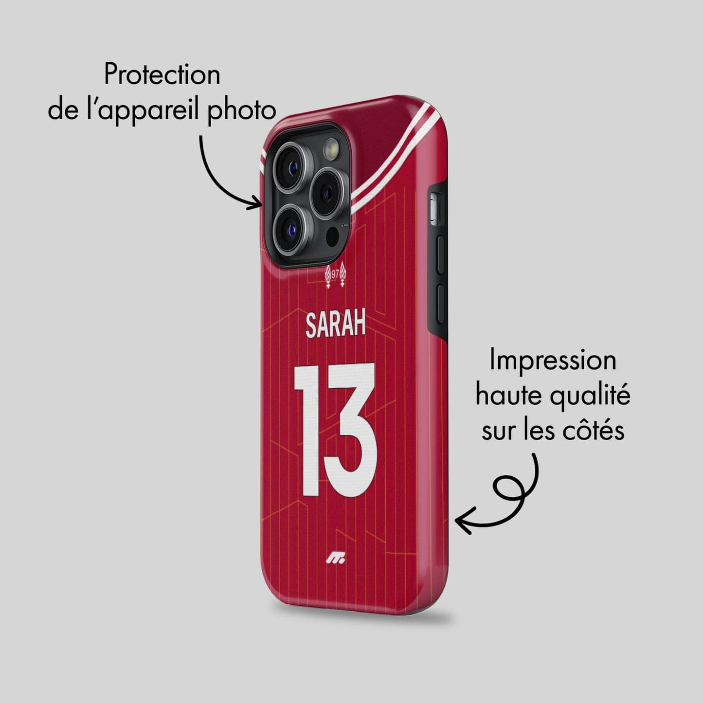 Coque Liverpool FC football personnalisable pour téléphone