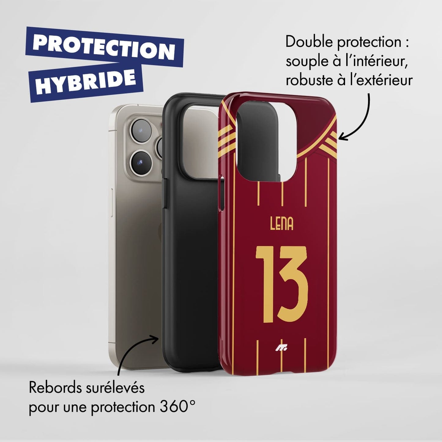 Coque AS Roma football personnalisable pour téléphone