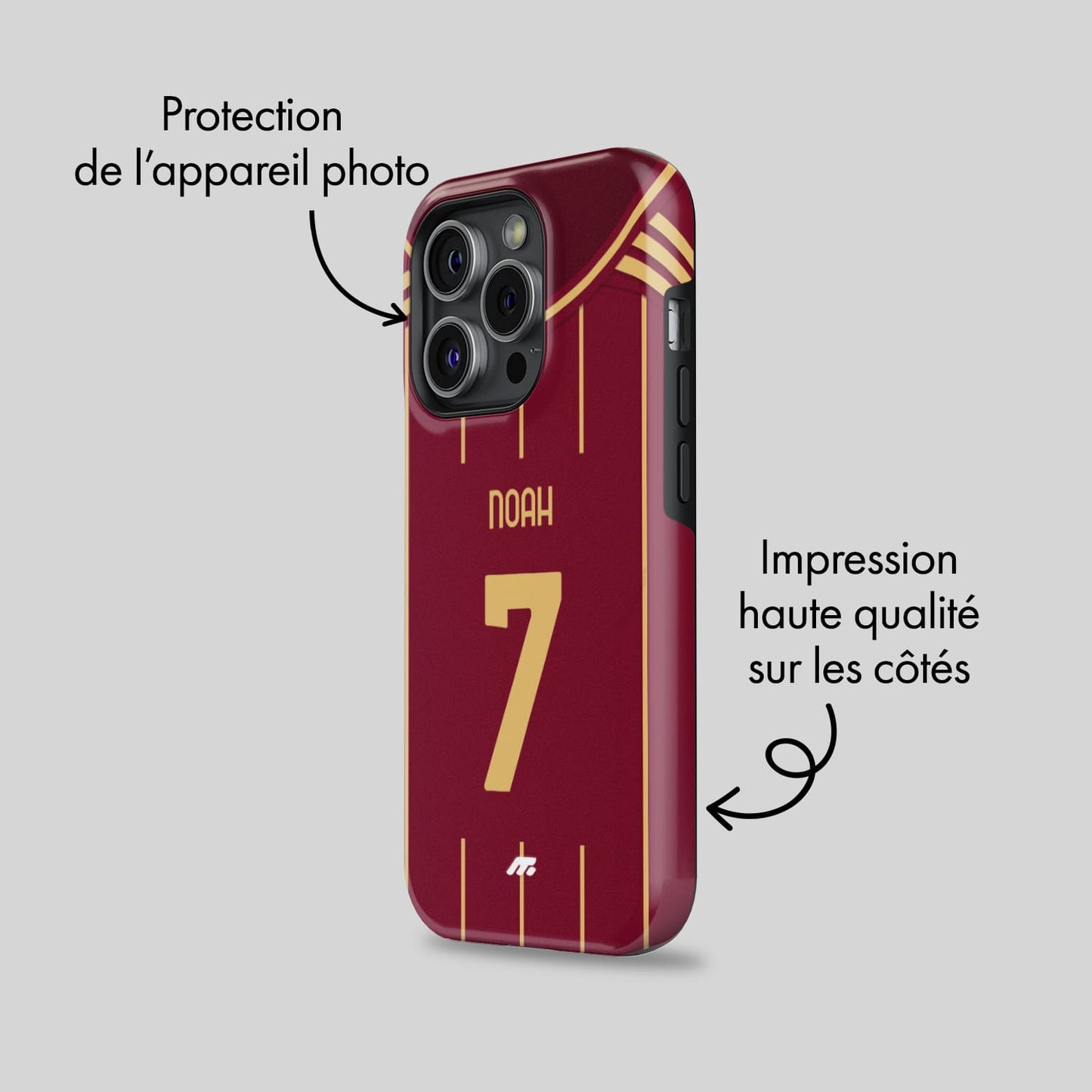 Coque AS Roma football personnalisable pour téléphone