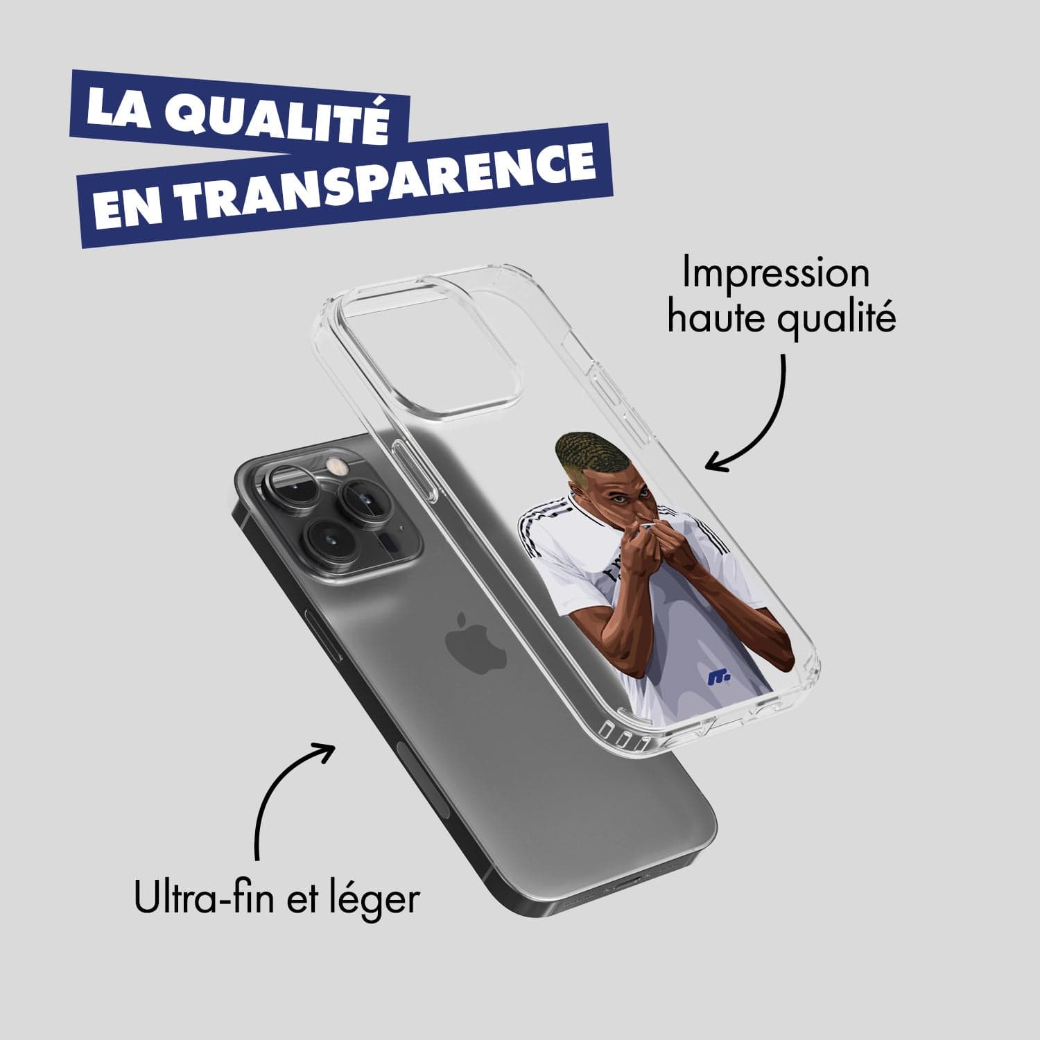 Coque Kylian Mbappé de Football Real Madrid CF