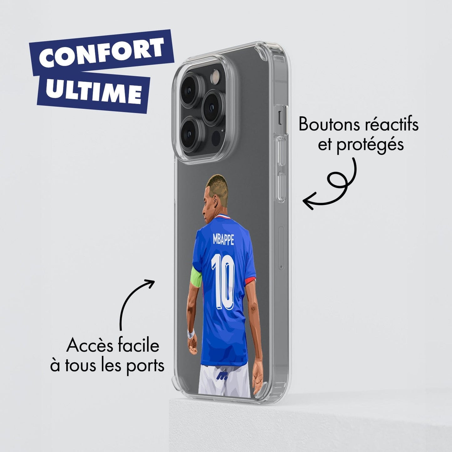 Coque Kylian Mbappé de Football Equipe de France