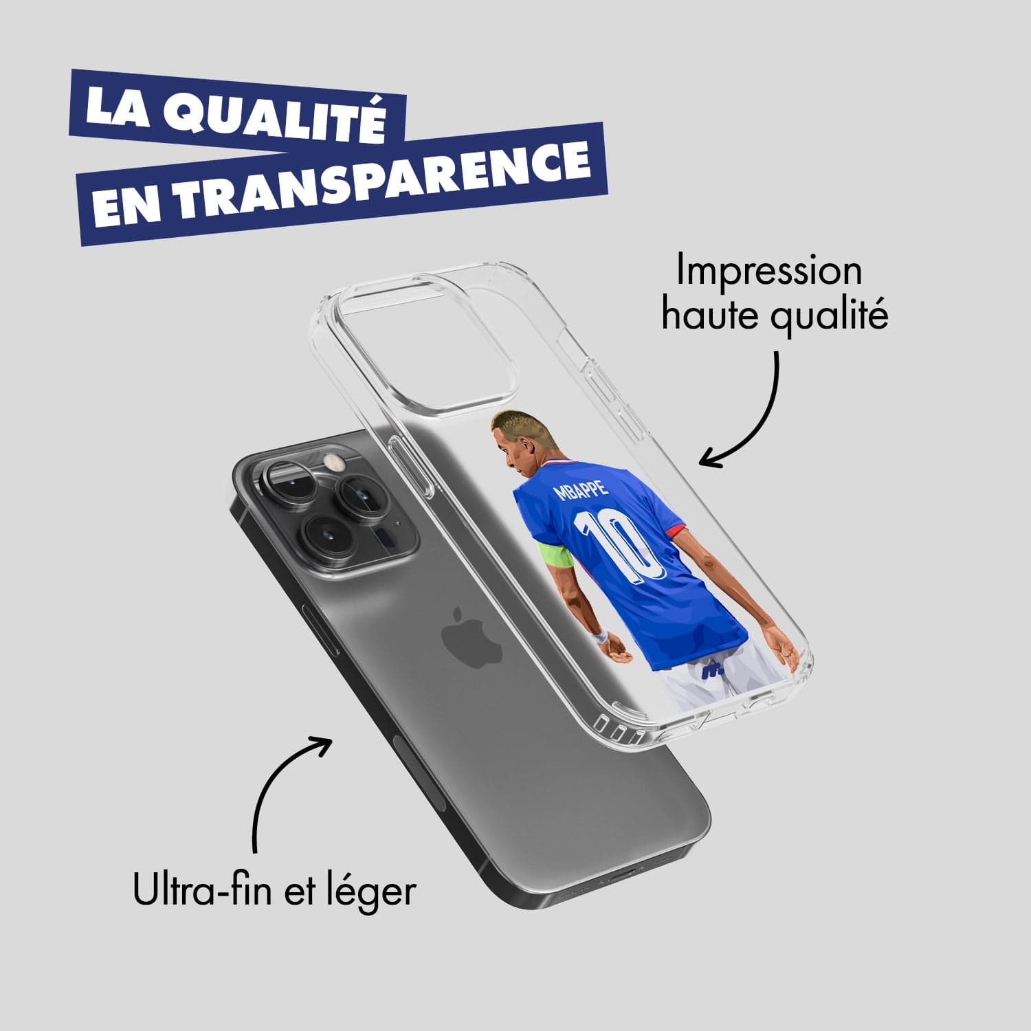 Coque Kylian Mbappé de Football Equipe de France