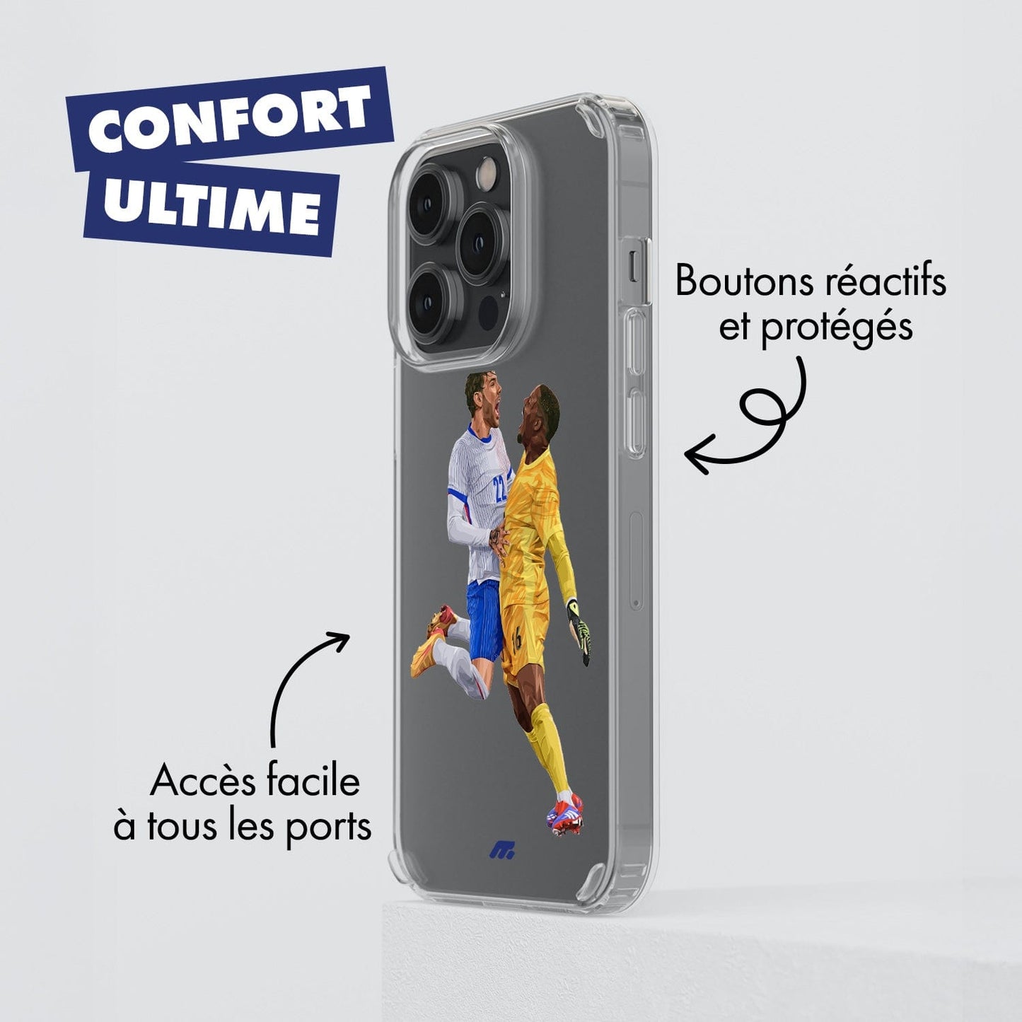 Coque Mike Maignan & Théo Hernandez de Football Equipe de France