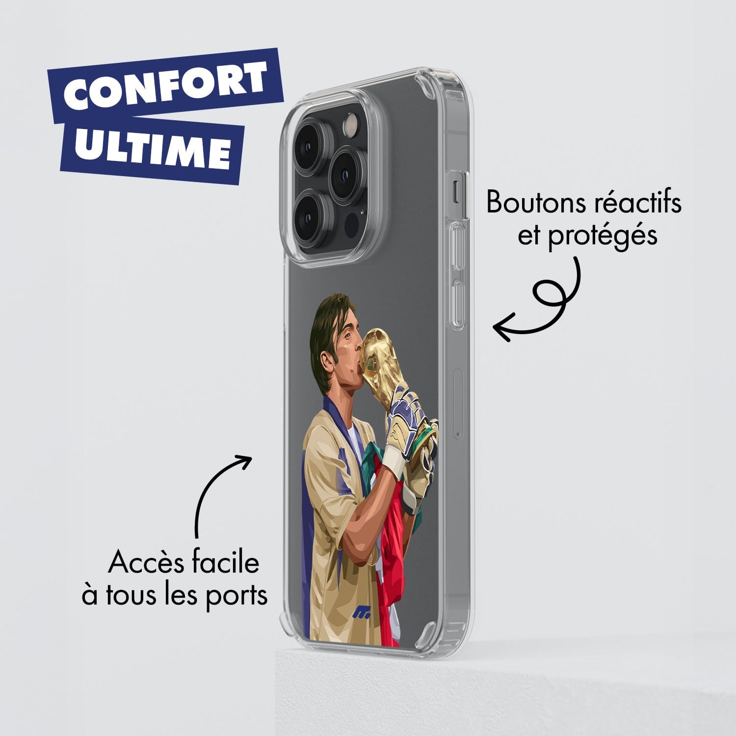 Coque Gianluigi Buffon de Football Arsenal FC
