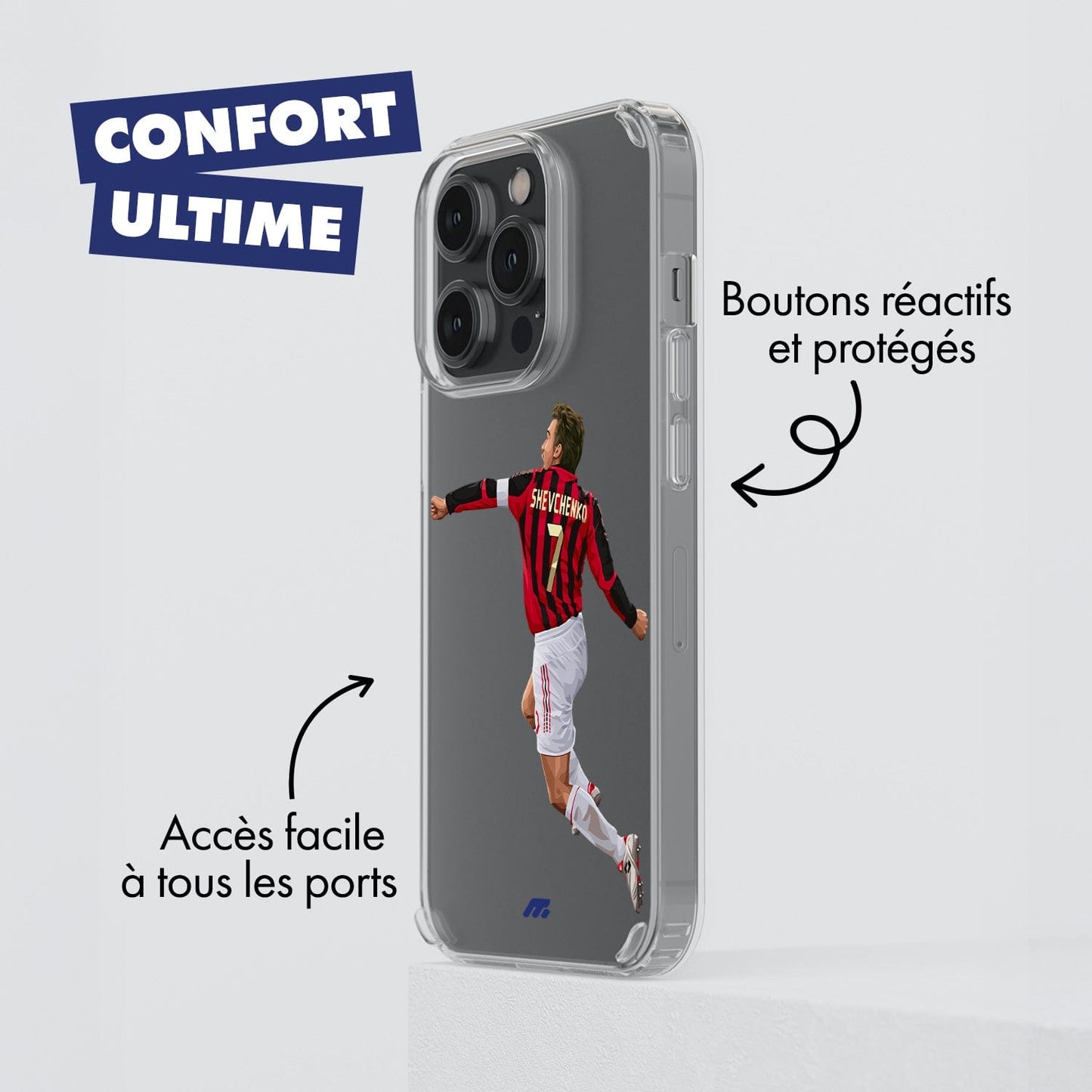 Coque Andrei Shevchenko de Football AC Milano