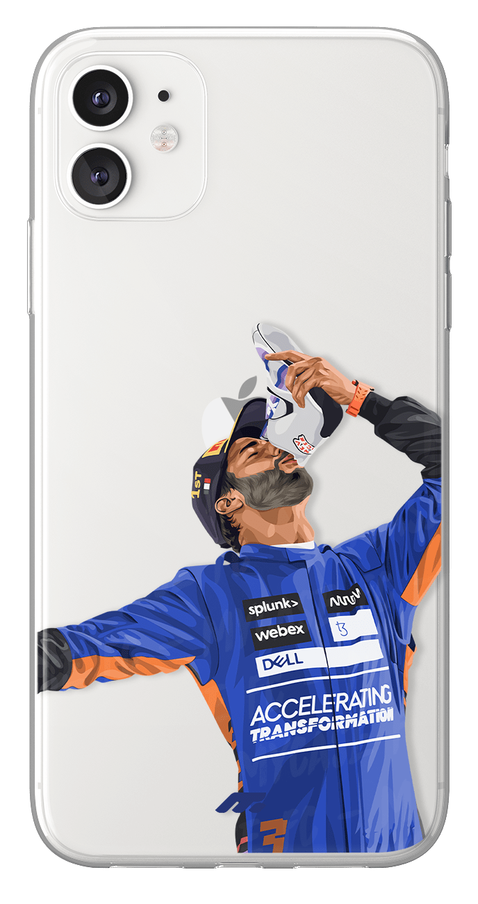 Coque de Daniel Ricciardo avec McLaren, Etui de téléphone de Formule 1