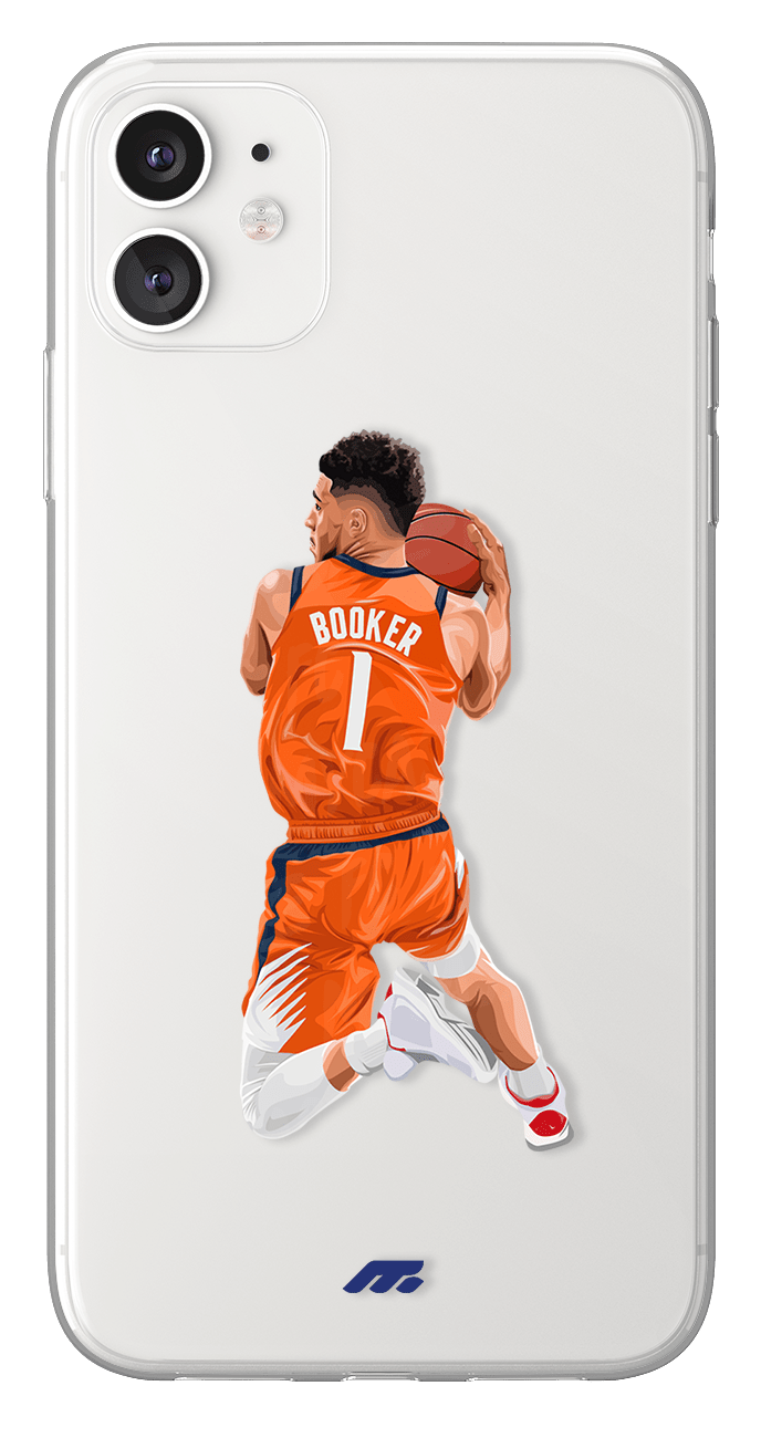 Coque de Devin Booker avec Phoenix Suns, Etui de téléphone de Basket-ball
