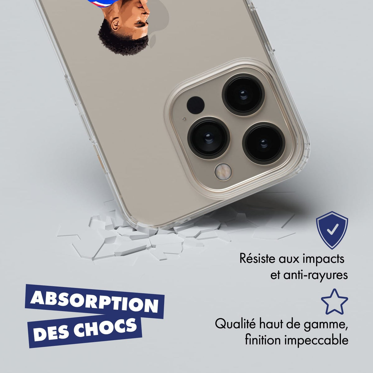Coque de téléphone Désiré Doué Équipe de France,