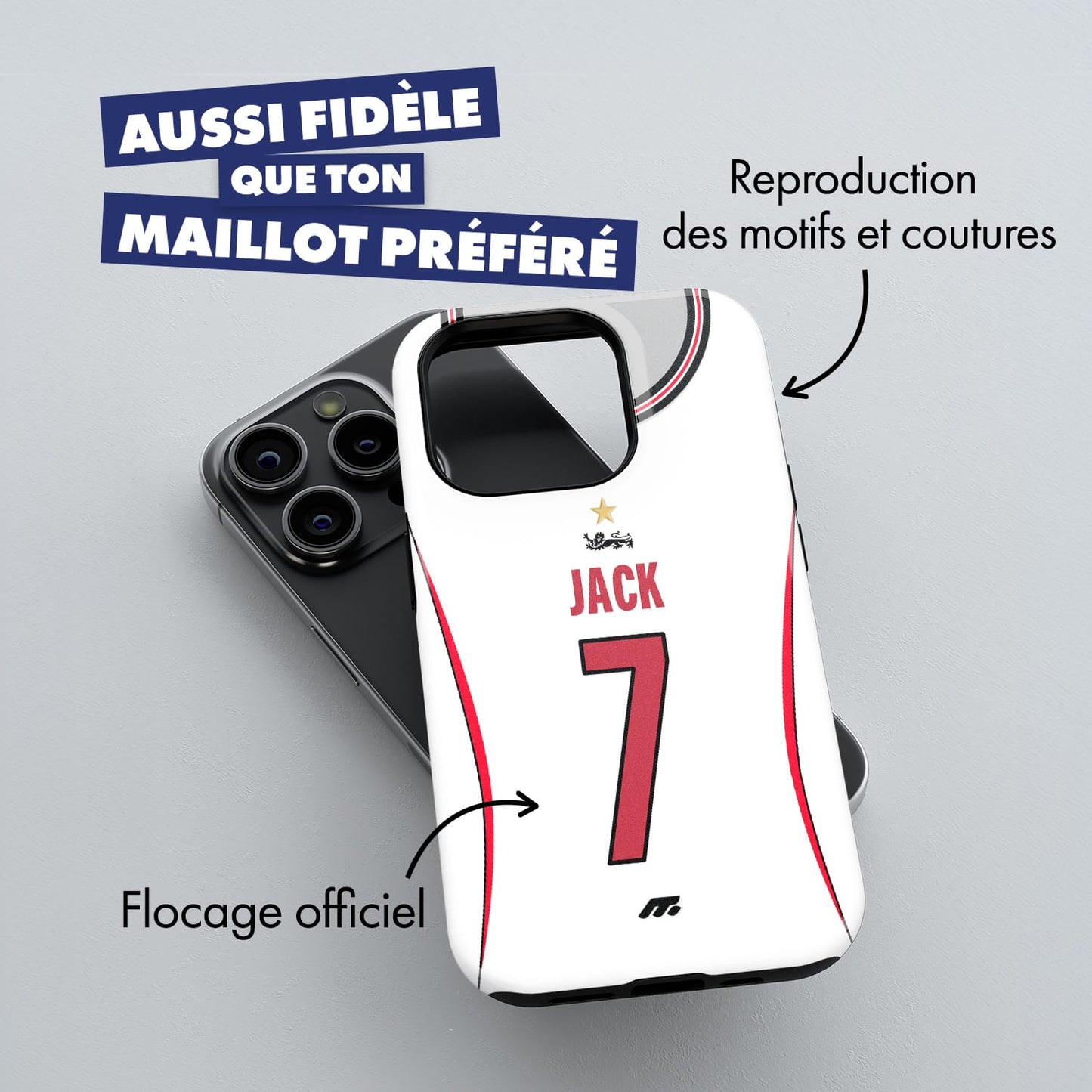 Coque de téléphone Equipe De Angleterre personnalisé de football