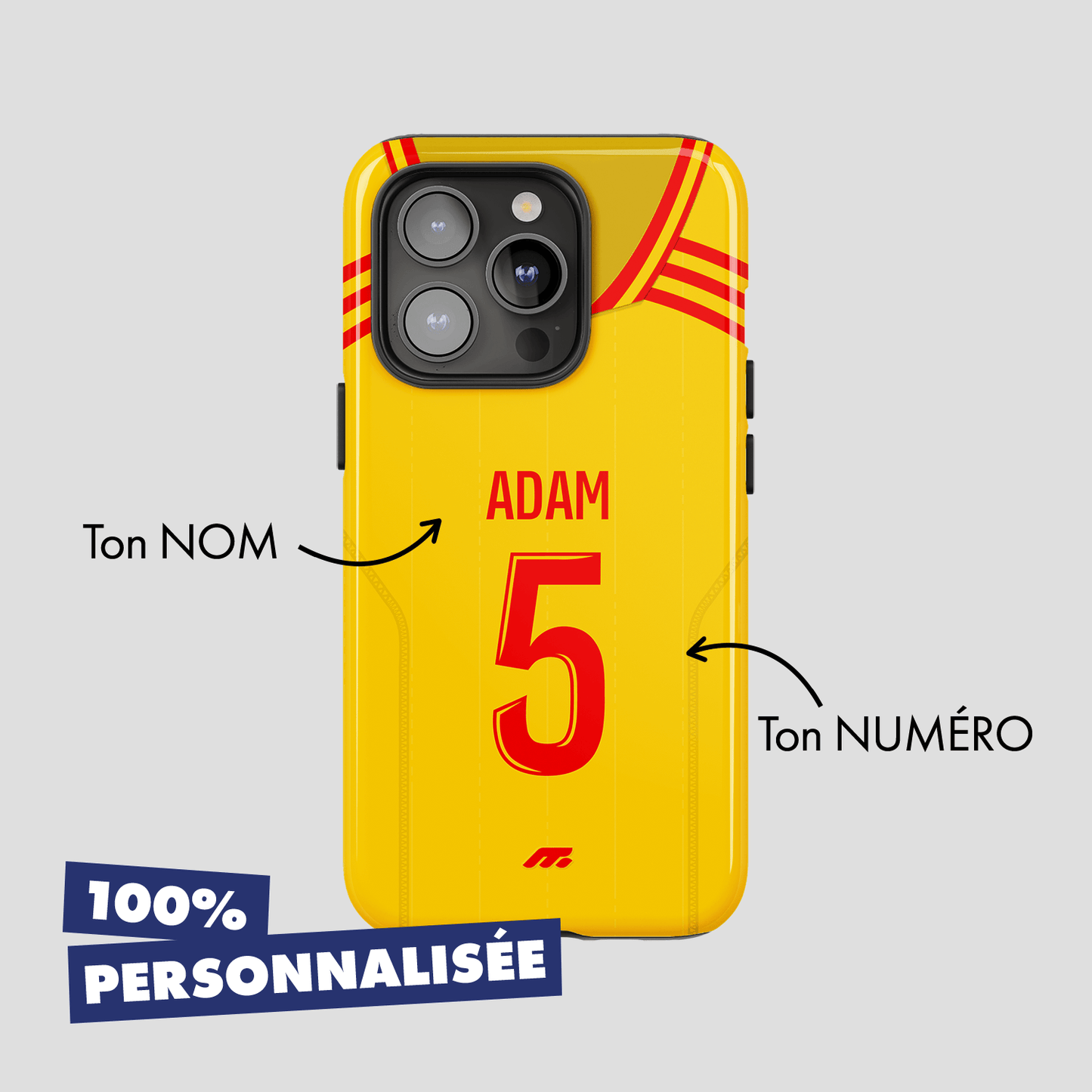Coque de téléphone Racing Club De Lens personnalisé de football