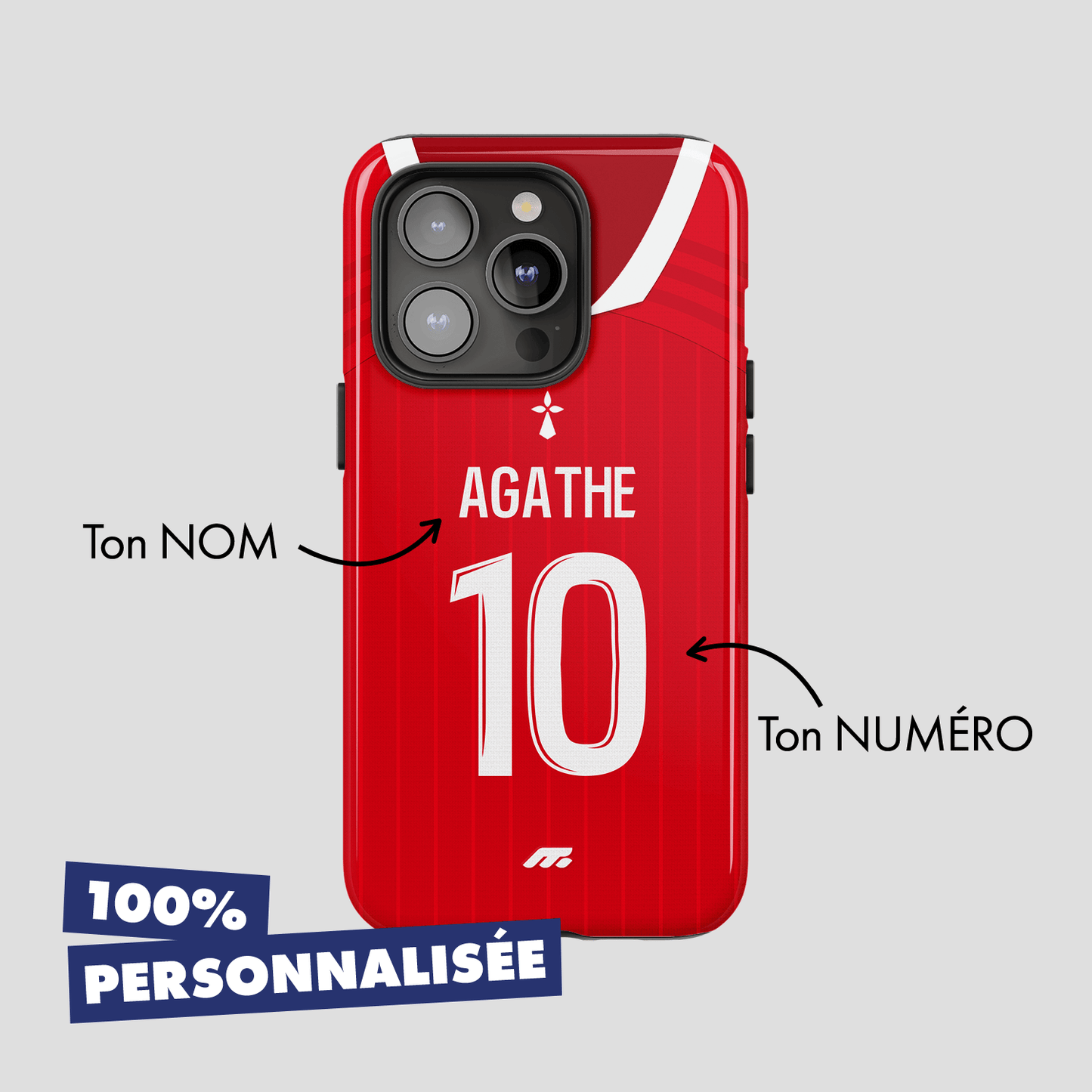 Coque de téléphone Stade Brestois personnalisé de football