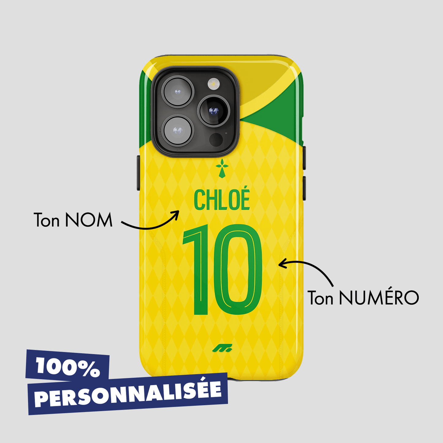 Coque de téléphone Fc Nantes personnalisé de football