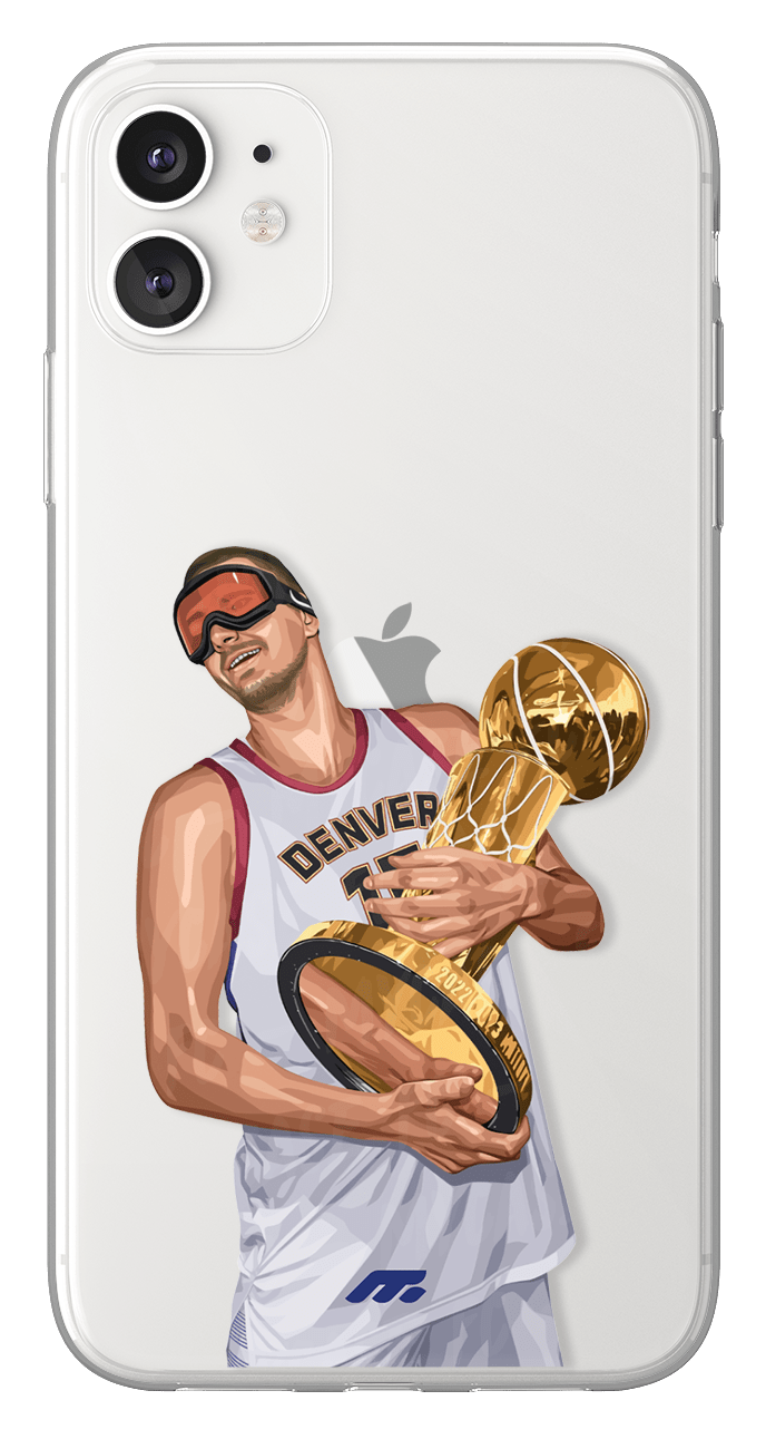 Coque de Nikola Jokić avec Denver Nuggets, Etui de téléphone de Basket-ball