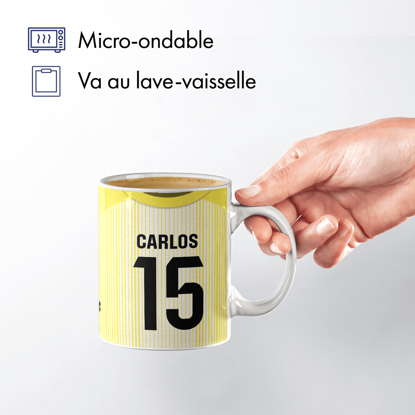 Mug Atletico Madrid football personnalisable