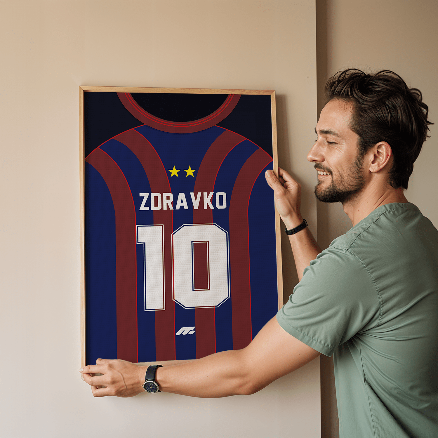 Affiche BALE football personnalisable à imprimer