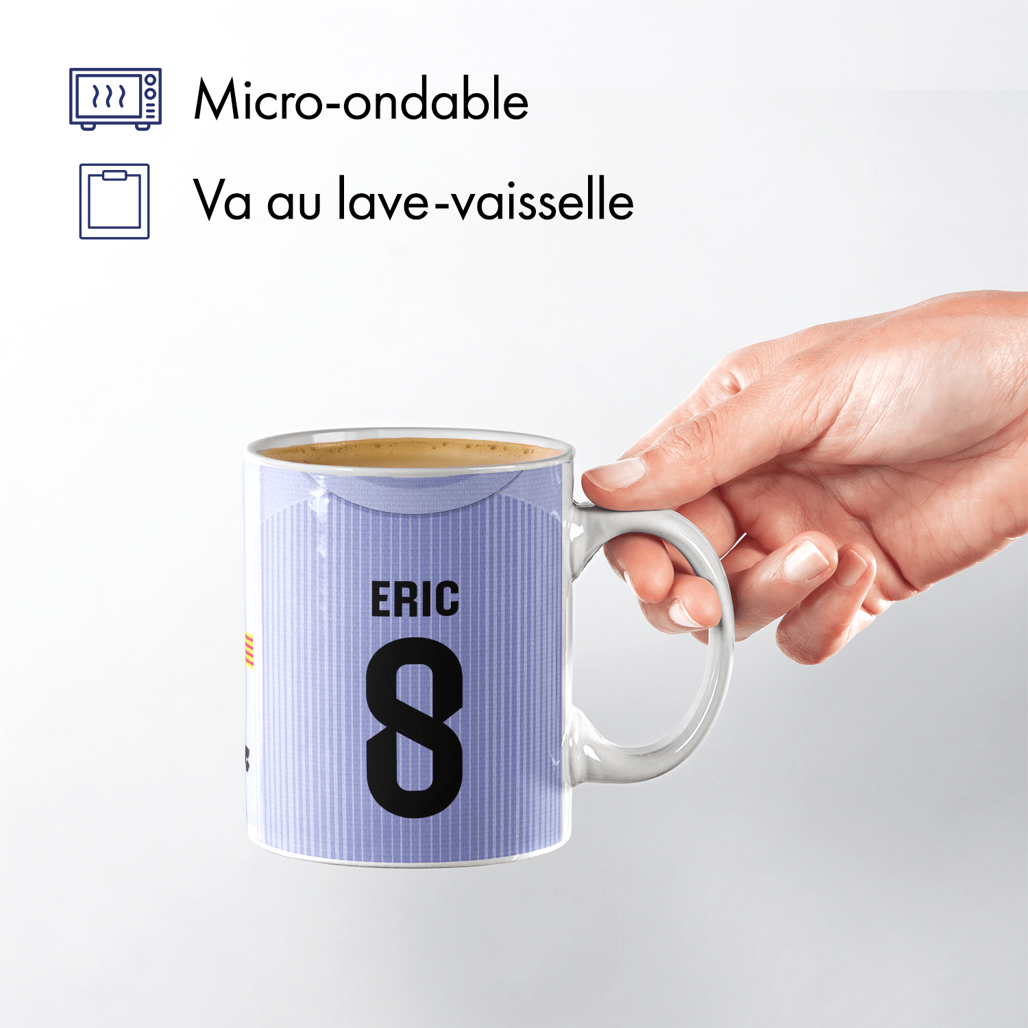 Mug FC Barcelona football personnalisable