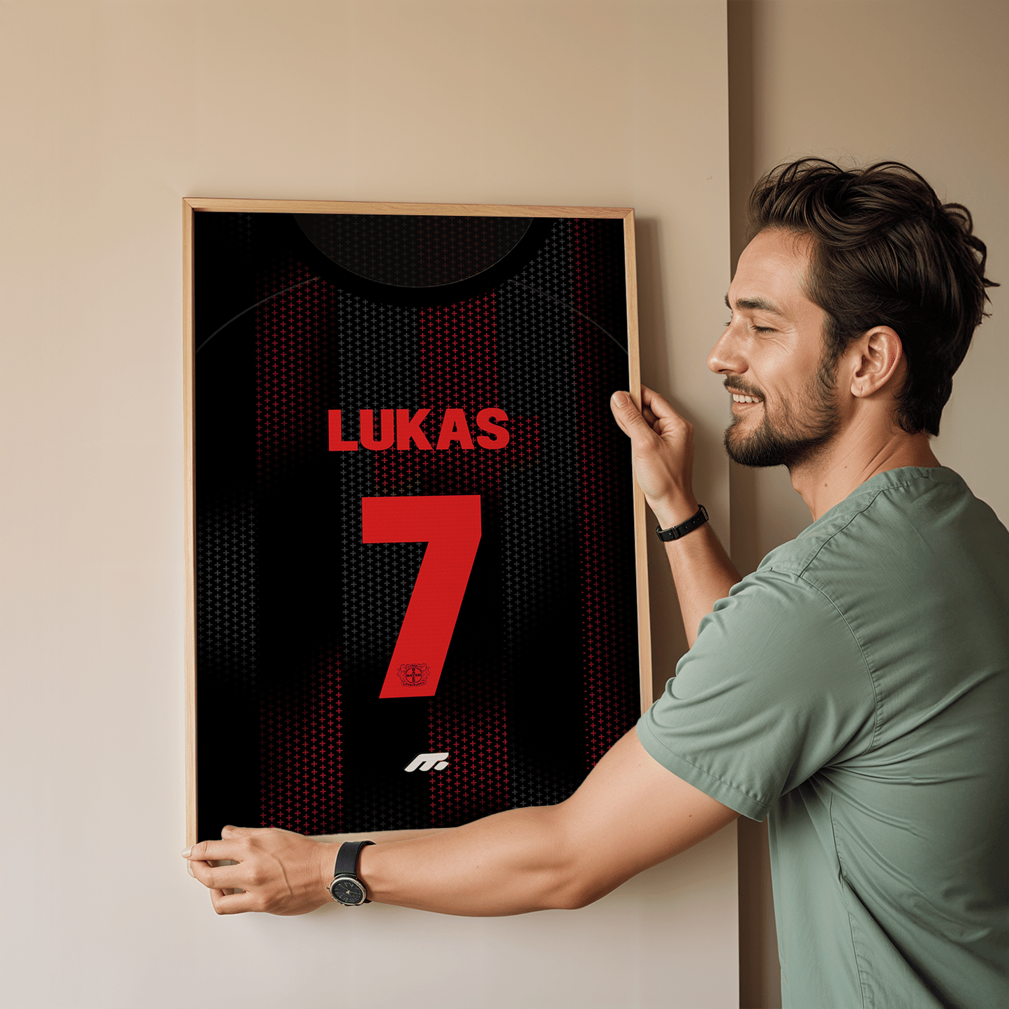 Affiche BAYER LEVERKUSEN football personnalisable à imprimer