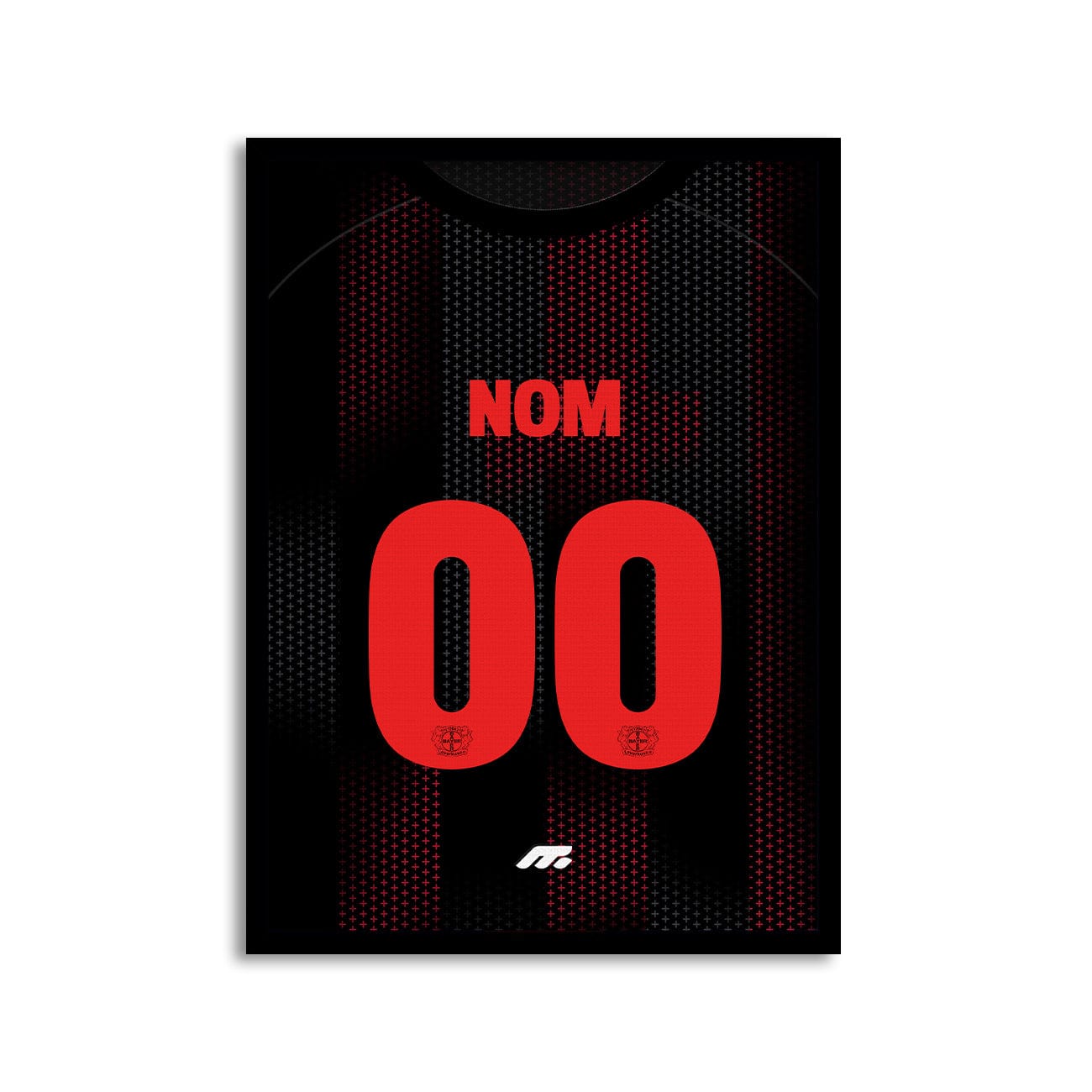 Affiche BAYER LEVERKUSEN football personnalisable à imprimer