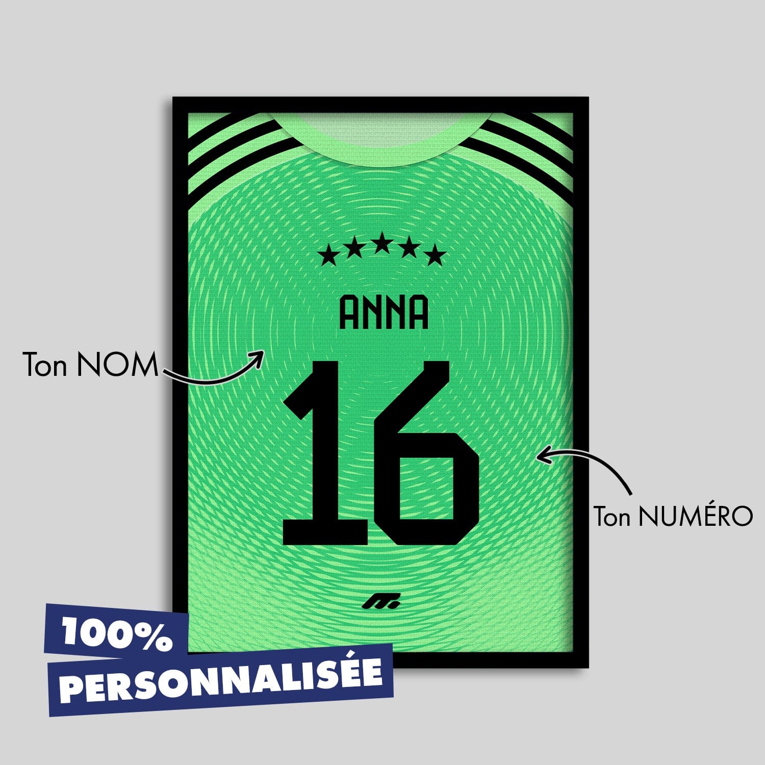 Affiche Bayern Munich football personnalisable à imprimer