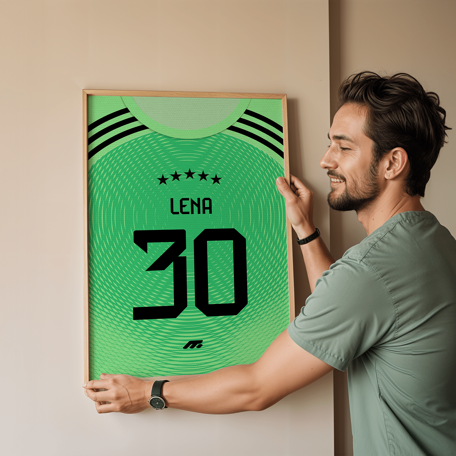 Affiche Bayern Munich football personnalisable à imprimer