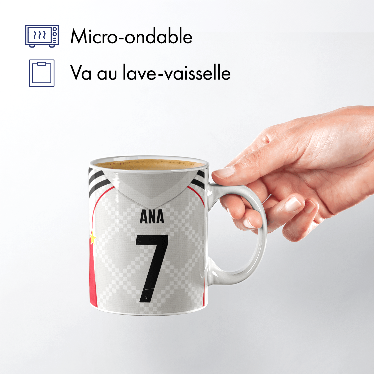 Mug SL Benfica football personnalisable