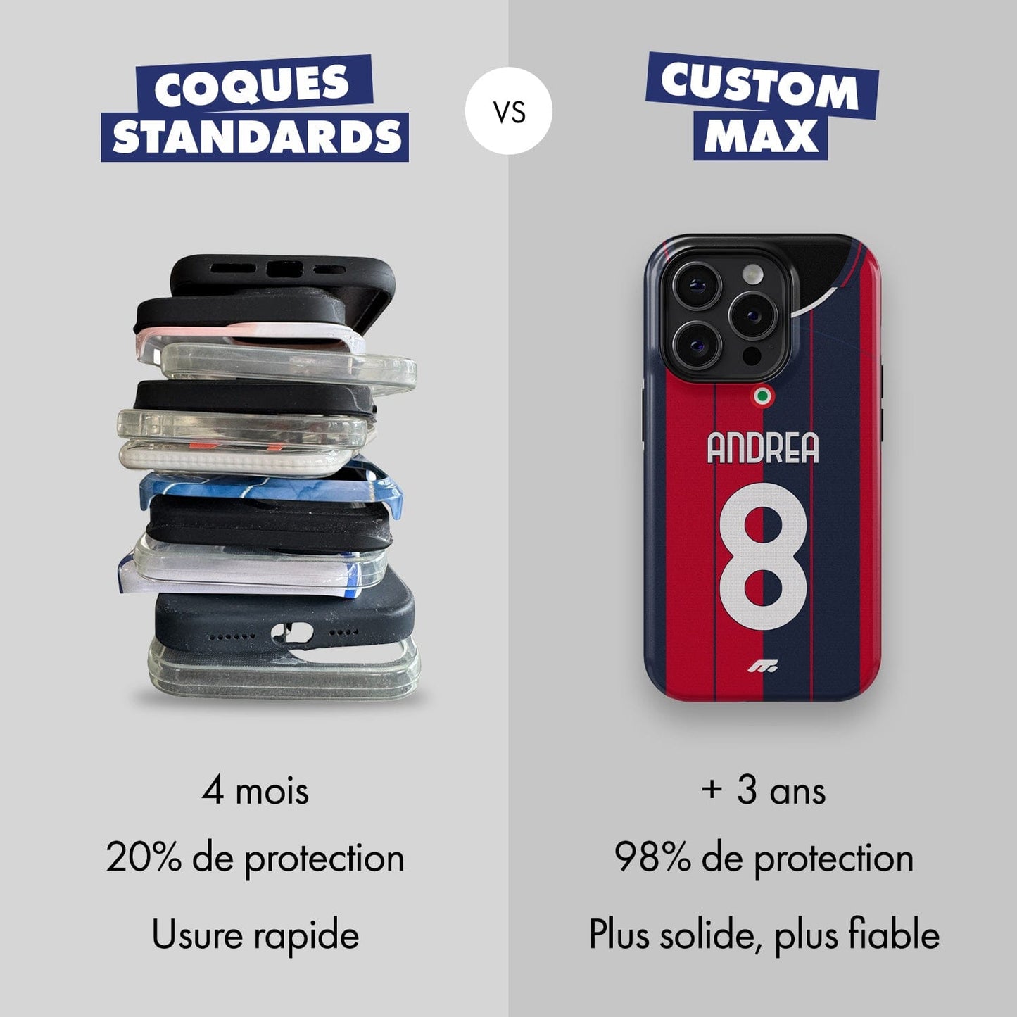 Coque de téléphone BOLOGNE personnalisable pour téléphone