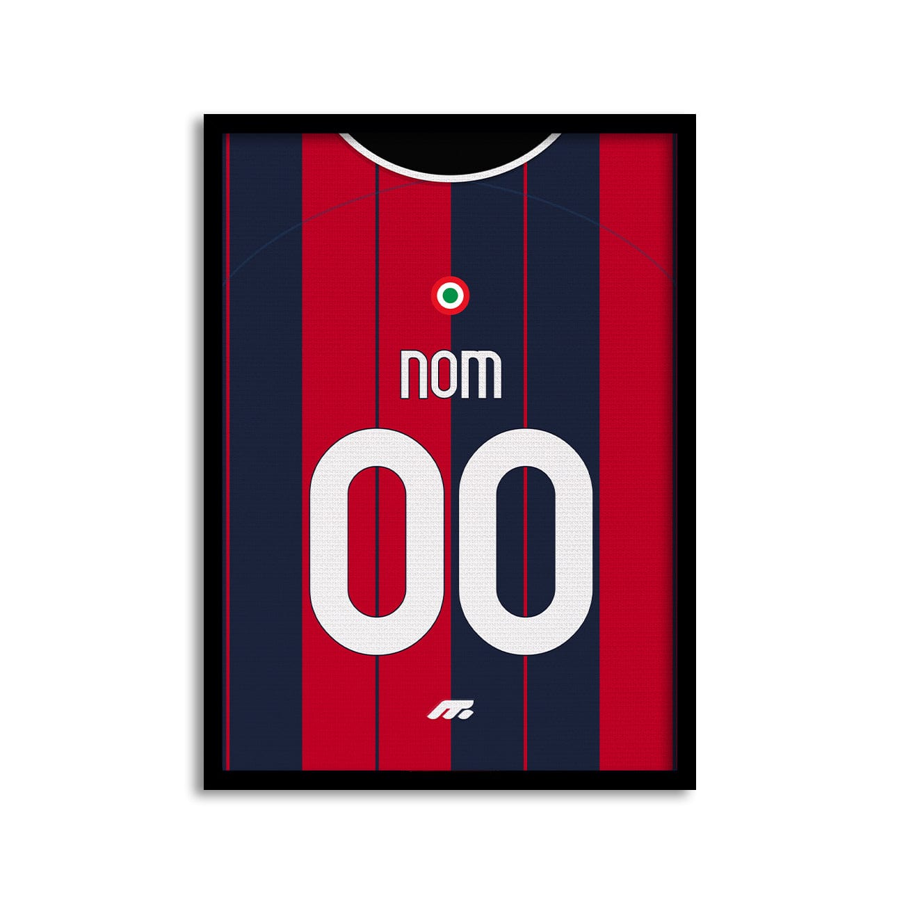 Affiche BOLOGNE football personnalisable à imprimer