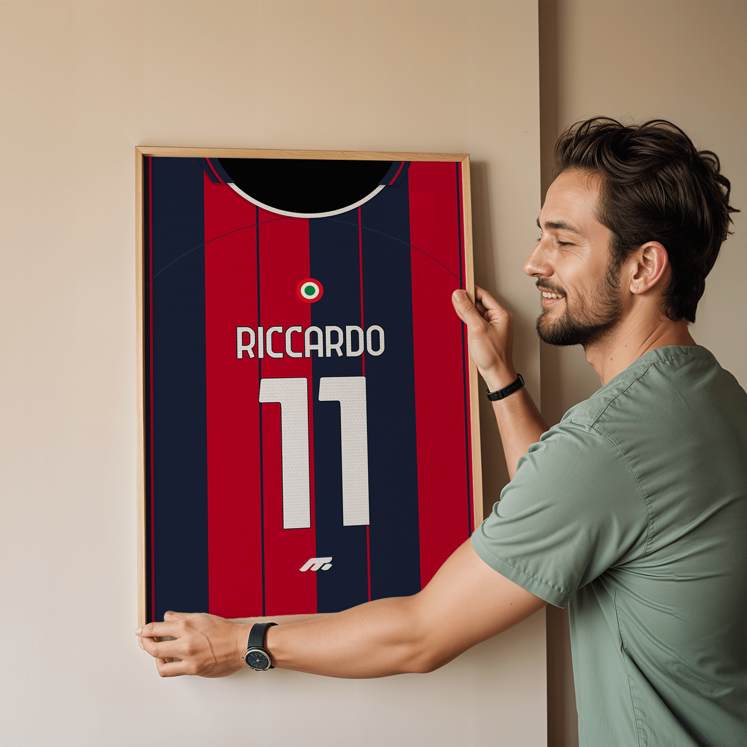 Affiche BOLOGNE football personnalisable à imprimer