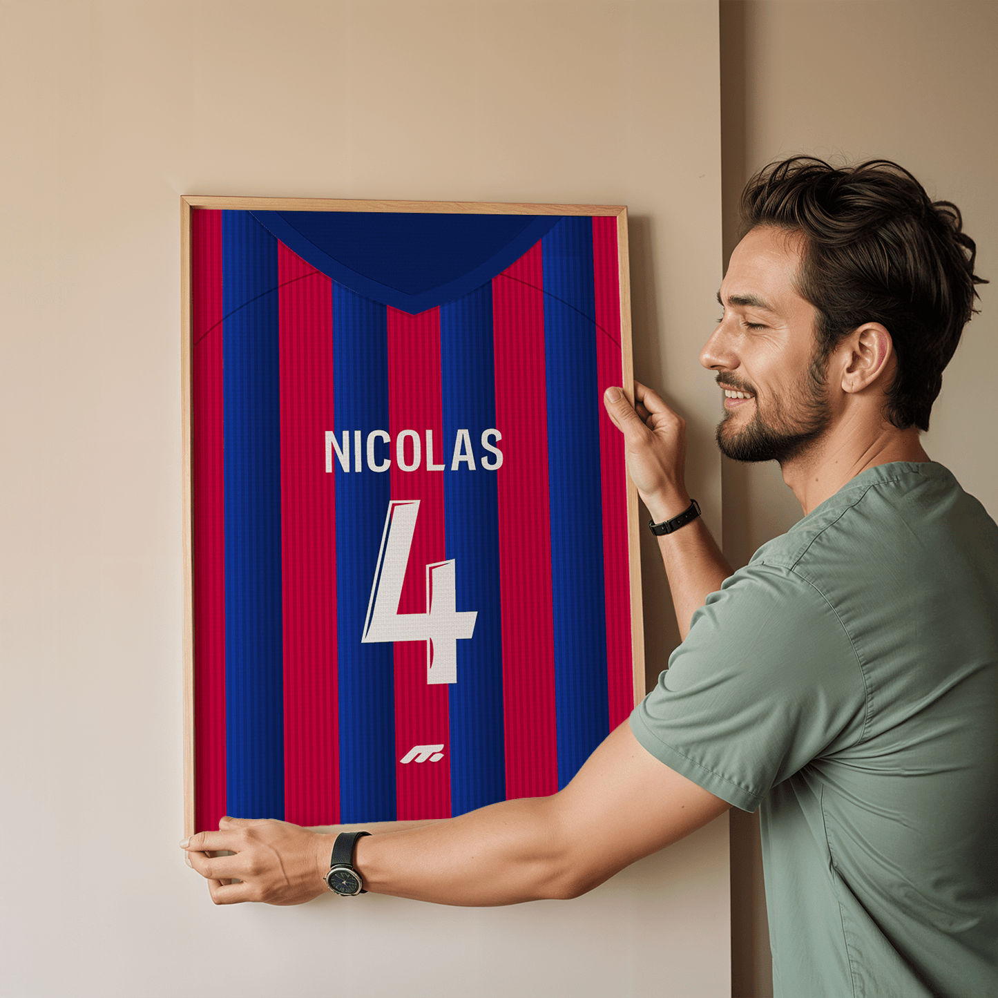 Affiche CLERMONT football personnalisable à imprimer