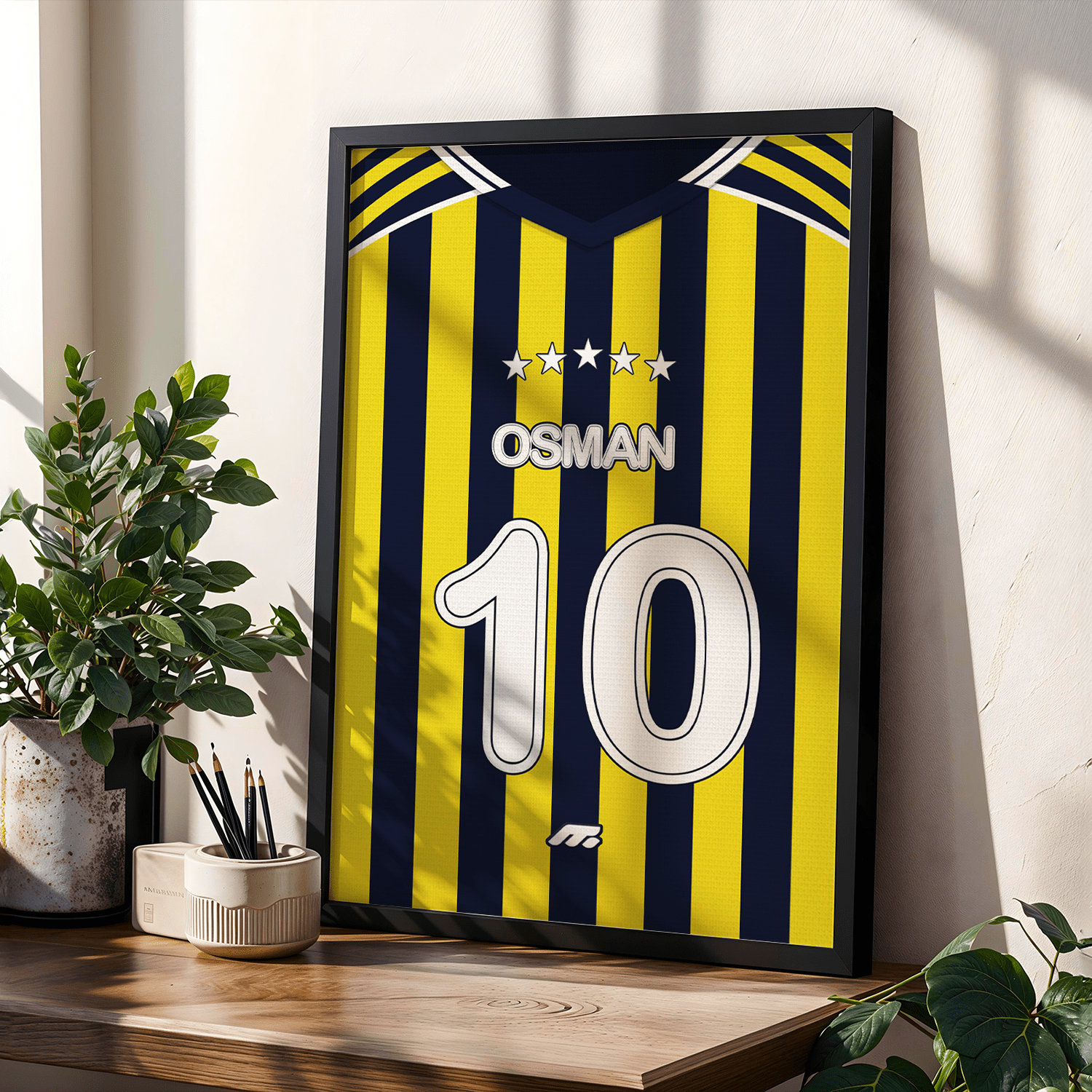 Affiche FENERBAHCE football personnalisable à imprimer