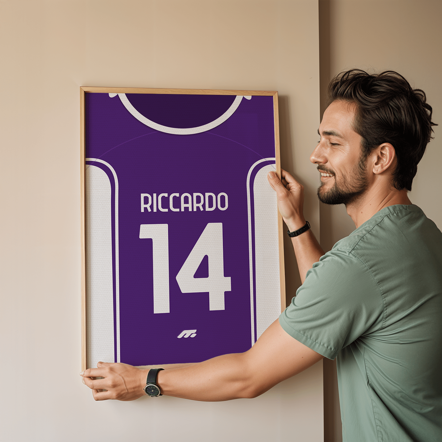 Affiche FIORENTINA football personnalisable à imprimer