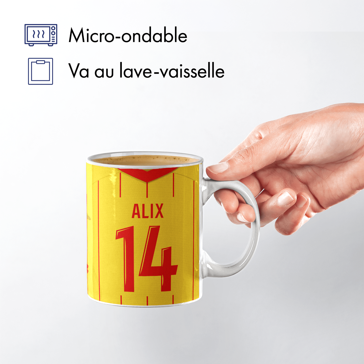 Mug Racing Club de Lens football personnalisable