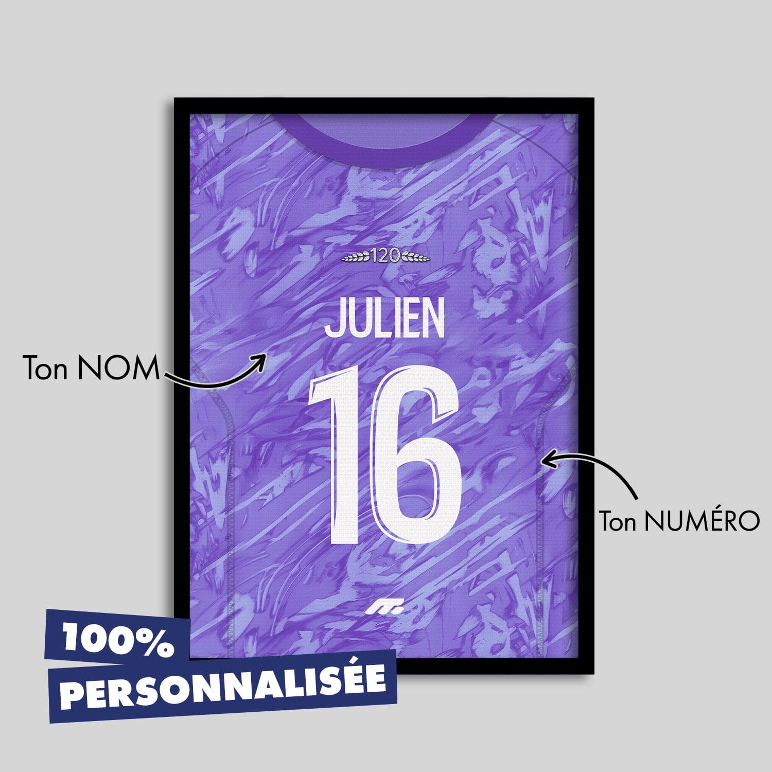 Affiche LENS football personnalisable à imprimer