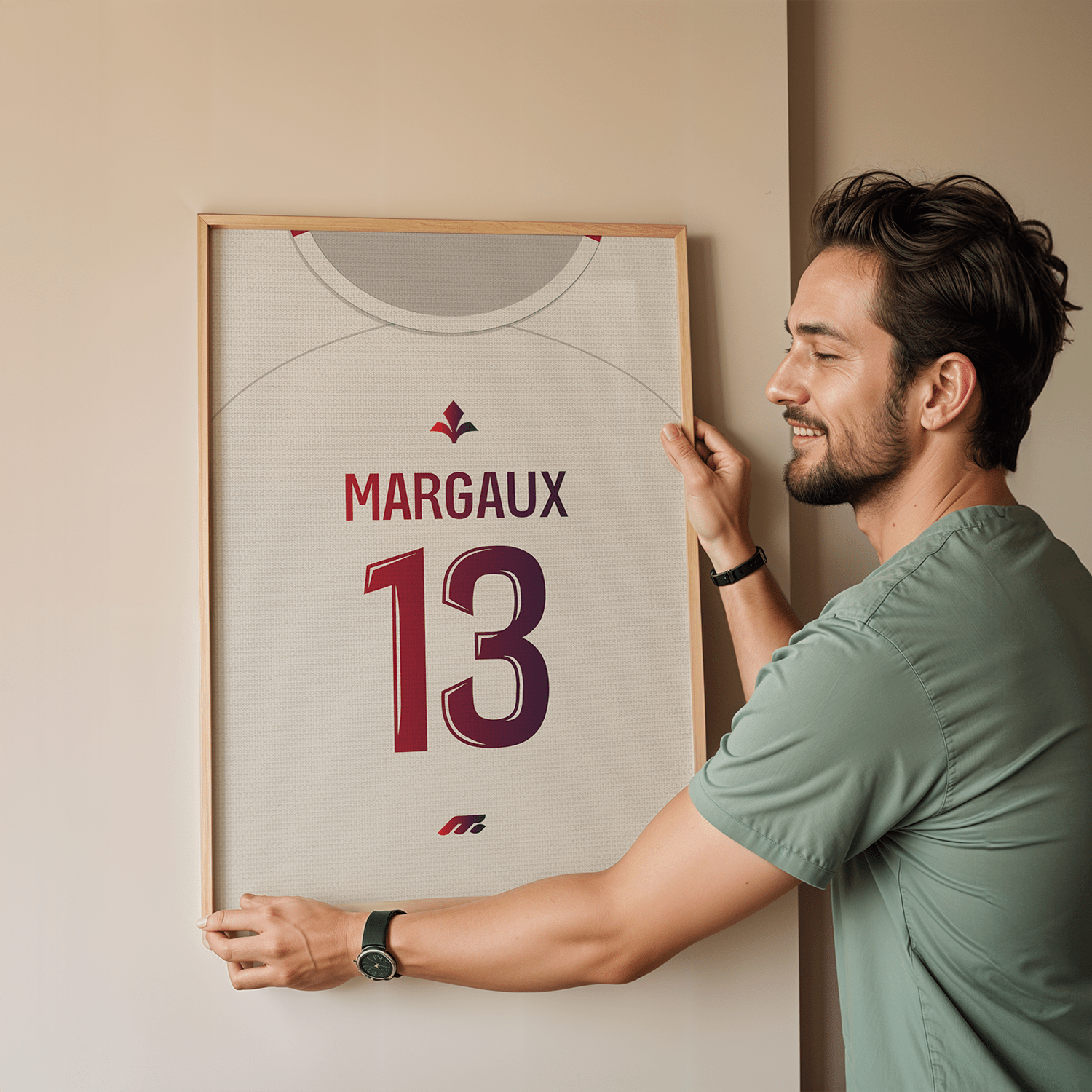 Affiche LILLE football personnalisable à imprimer