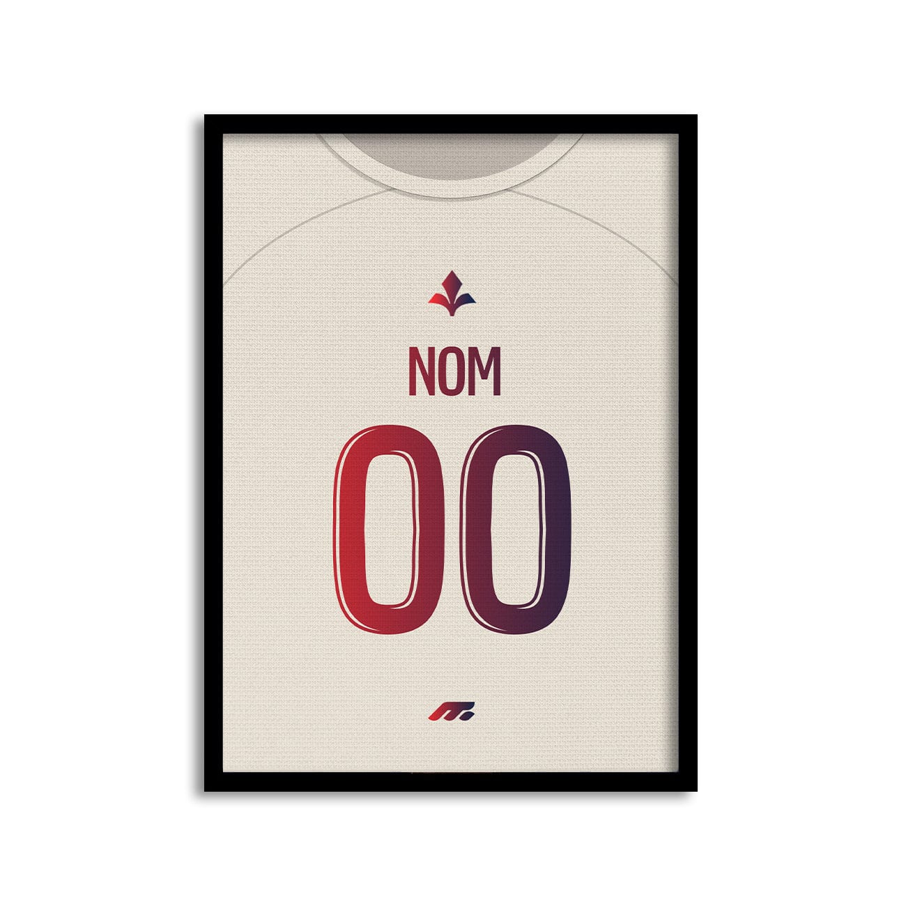 Affiche LILLE football personnalisable à imprimer