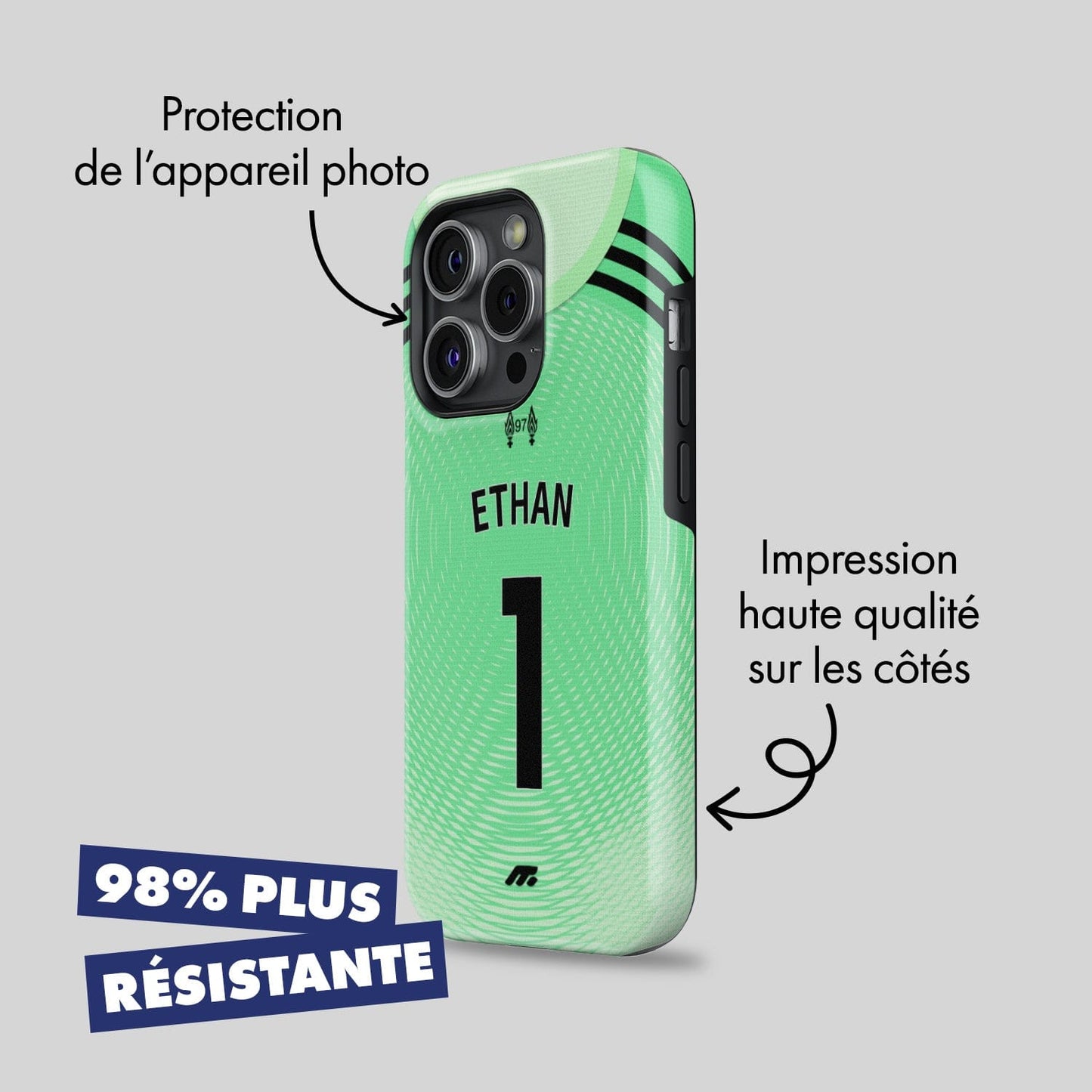 Coque de téléphone LIVERPOOL personnalisable pour téléphone