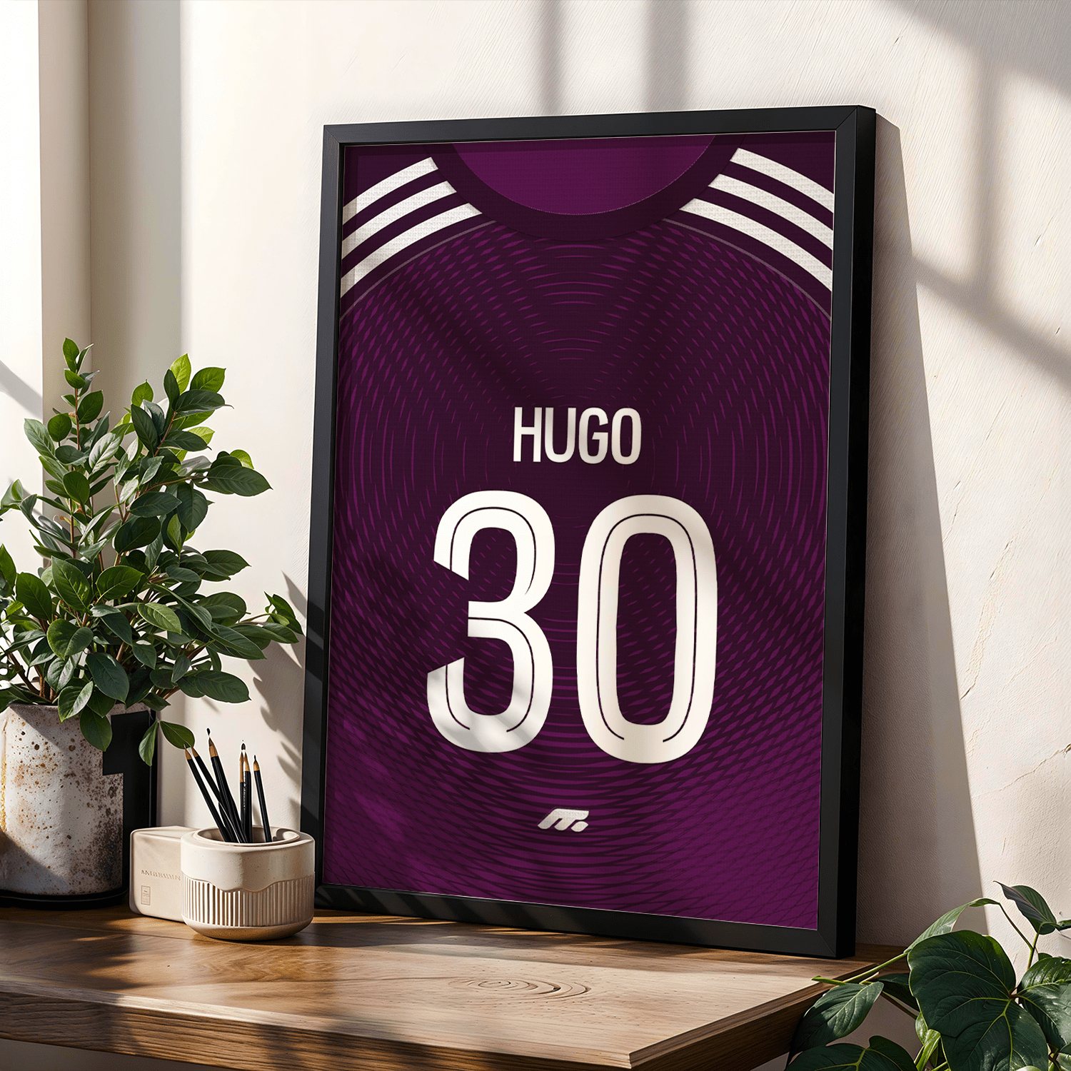 Affiche LYON football personnalisable à imprimer